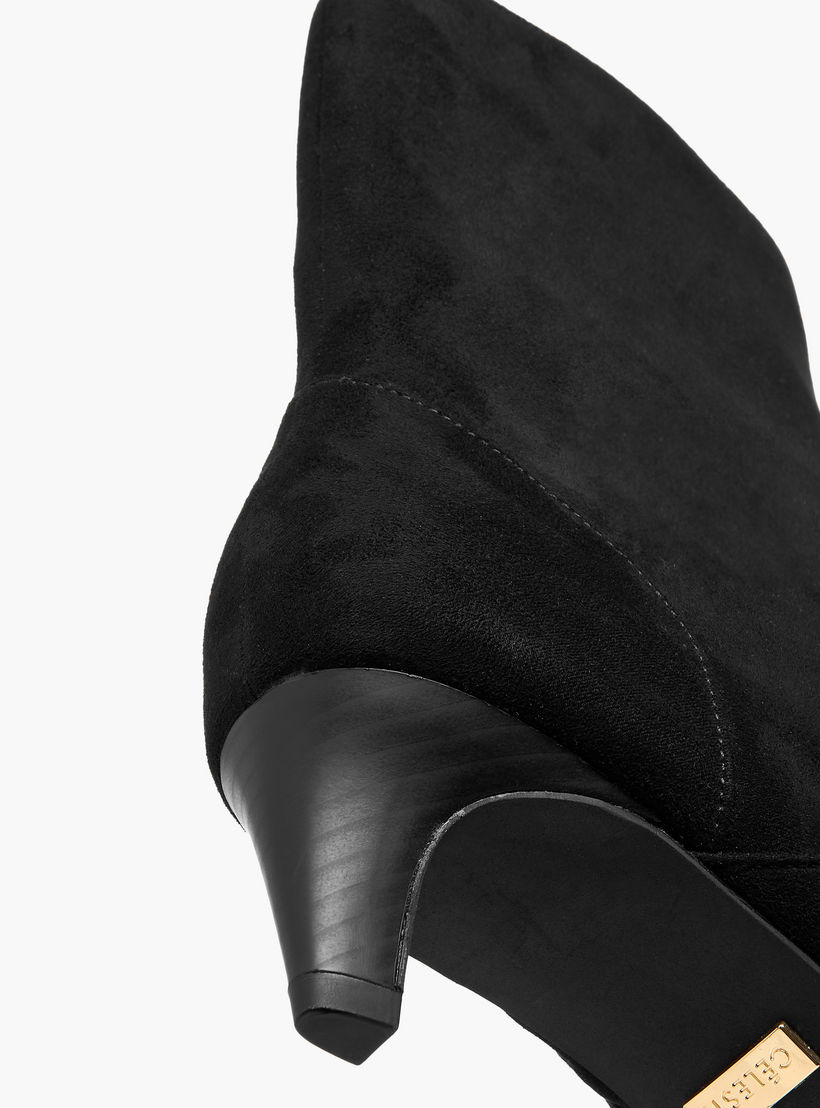 Celeste Women's Kitten Heel Zip Closure Ankle Boots-women-shoes-boots-image-6