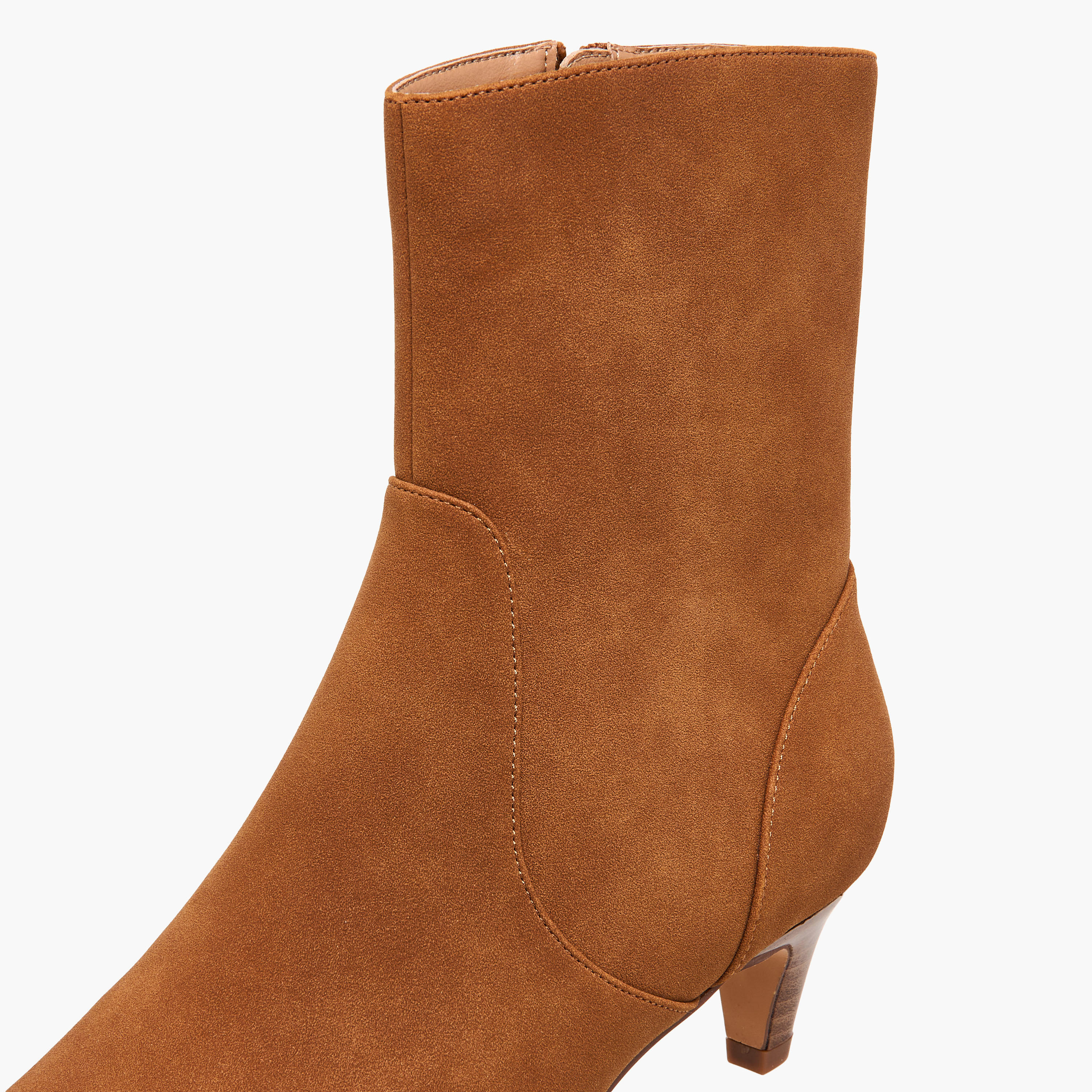 Celeste Women's Kitten Heel Zip Closure Ankle Boots-women-shoes-boots-image-4