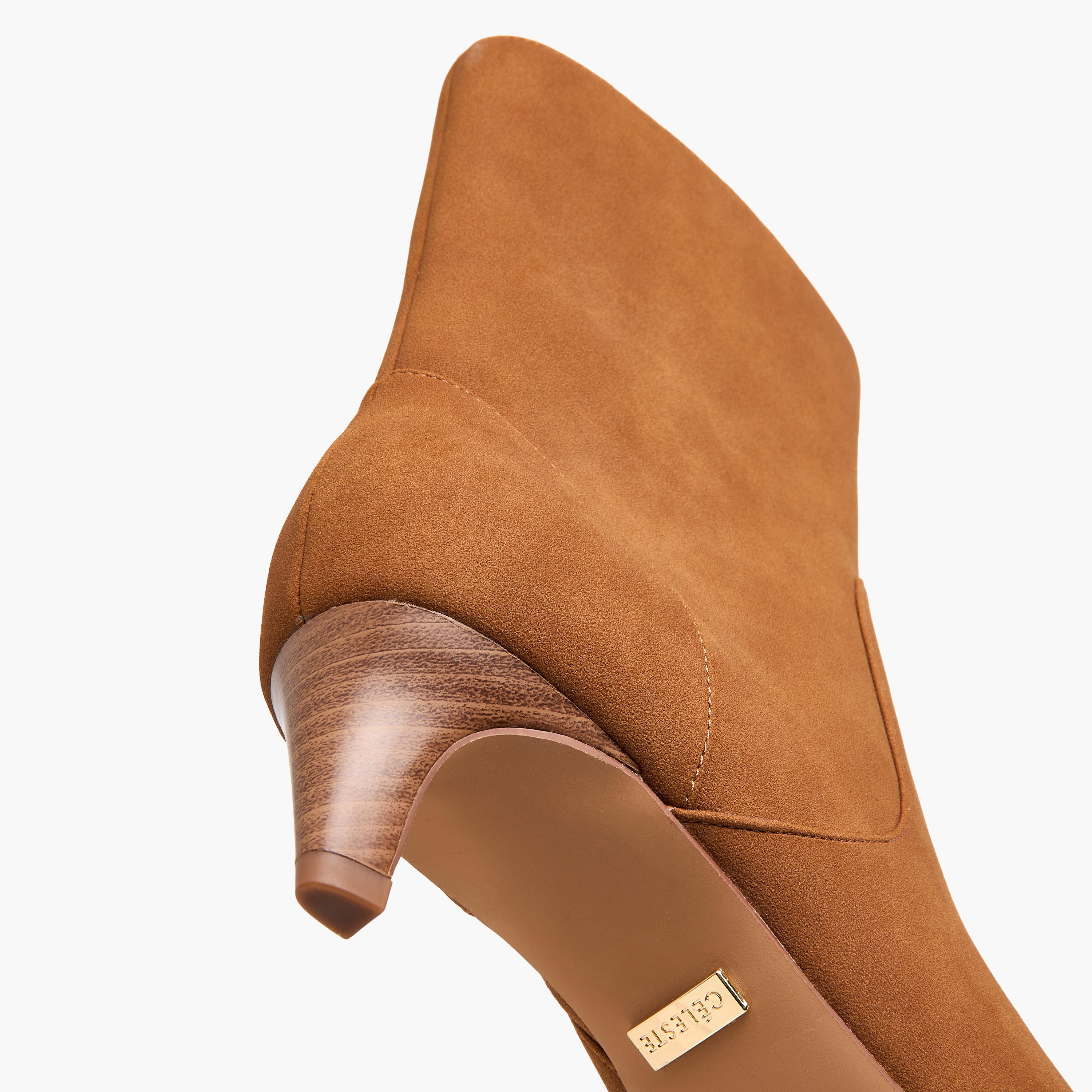 Celeste Women's Kitten Heel Zip Closure Ankle Boots-women-shoes-boots-image-6