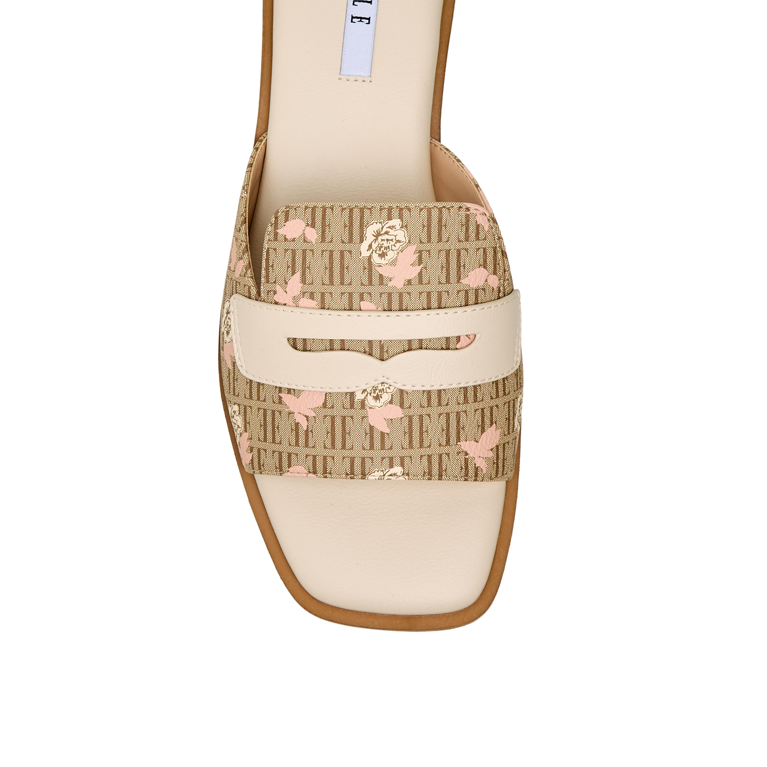 Elle Women Monogram Print Slide Sandals-women-shoes-flats-sandals-image-4