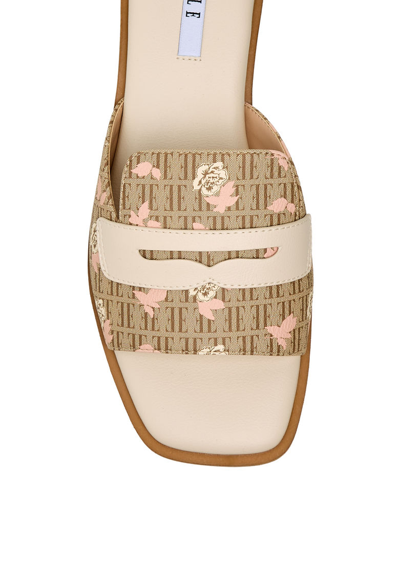 Elle Women Monogram Print Slide Sandals-women-shoes-flats-sandals-image-4