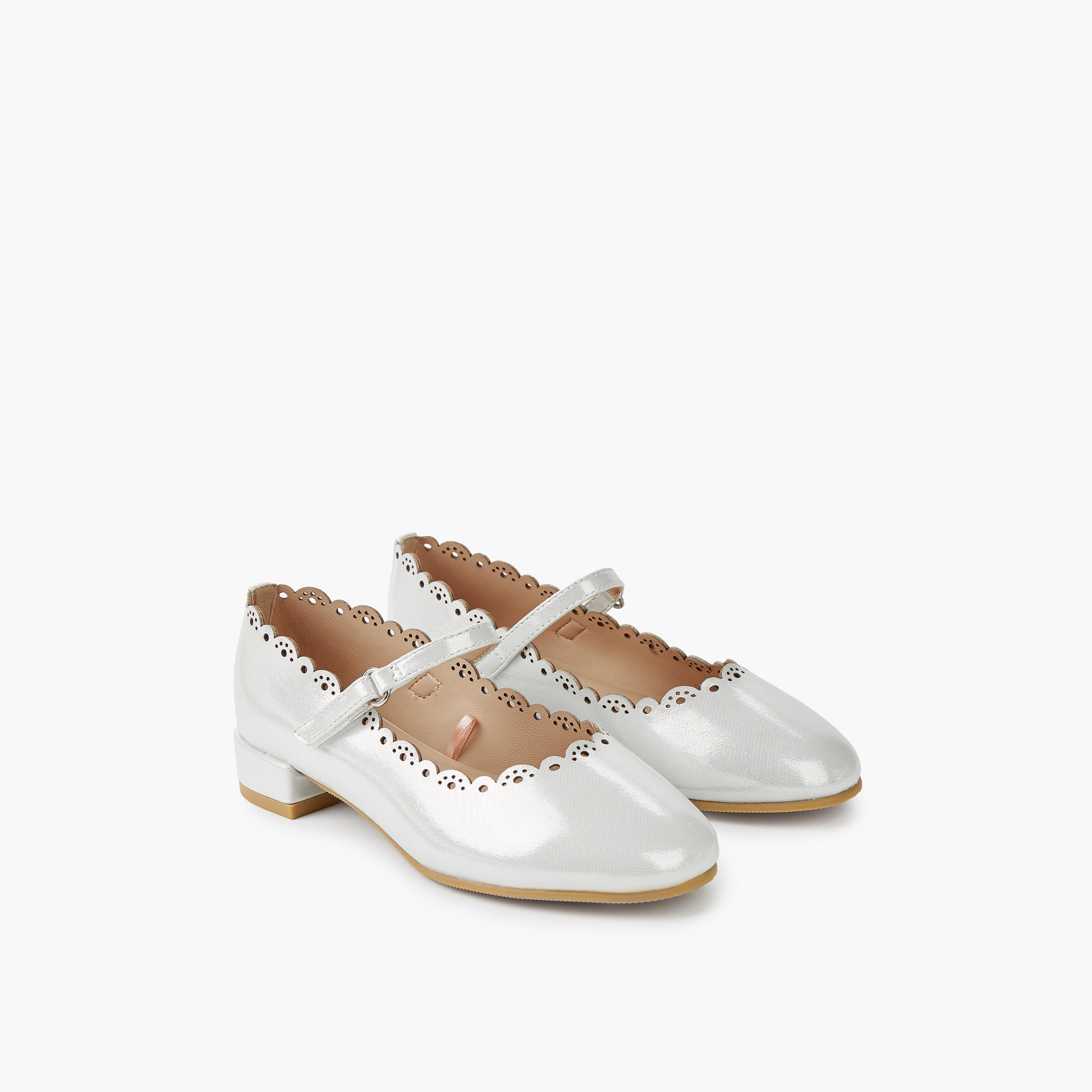 صندل بتصميم صدفي وكعب سميك للبنات من سيليست-girls-shoes-maryjanes-image-1