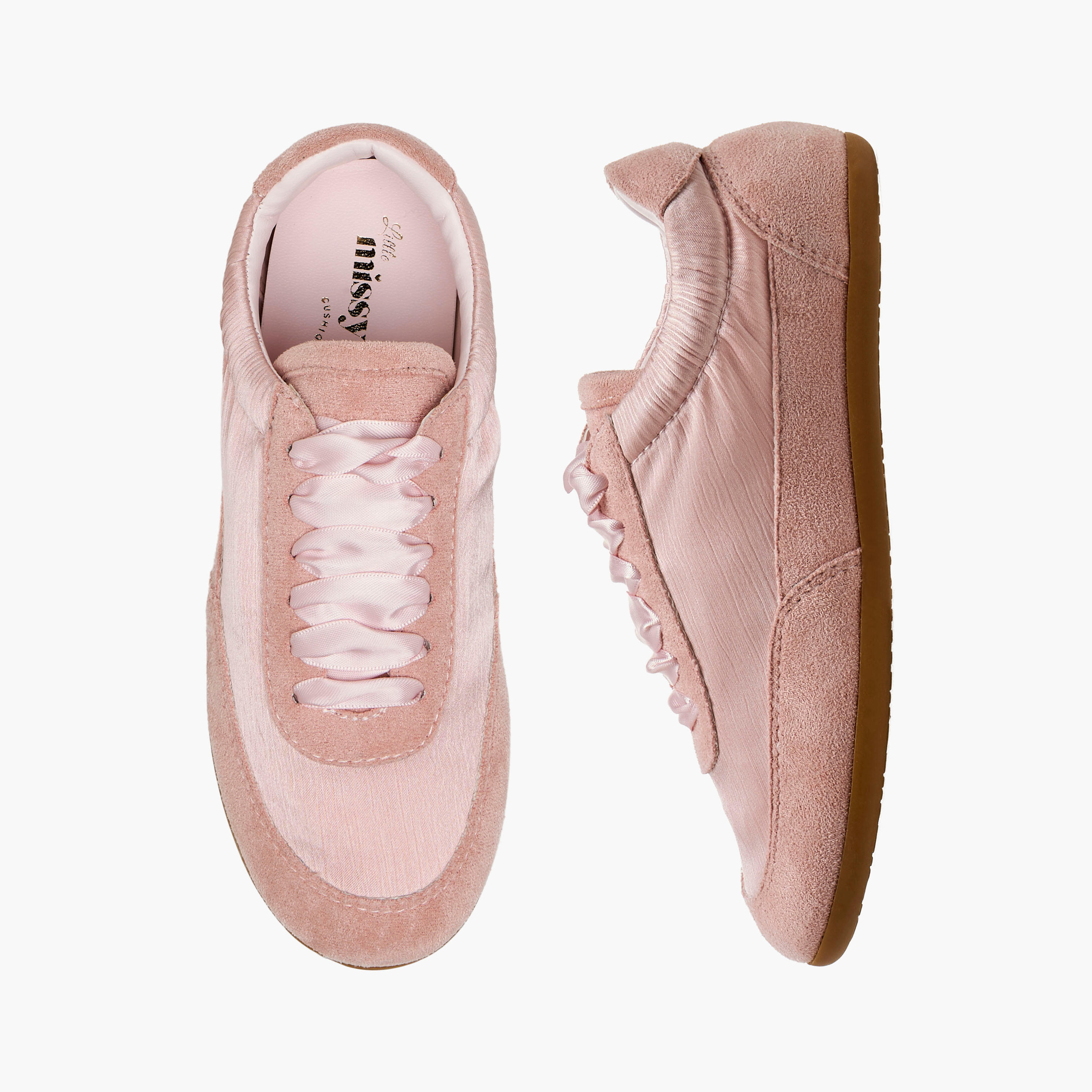 حذاء سنيكرز برباط للبنات من ليتل ميسي-girls-shoes-sneakers-image-1