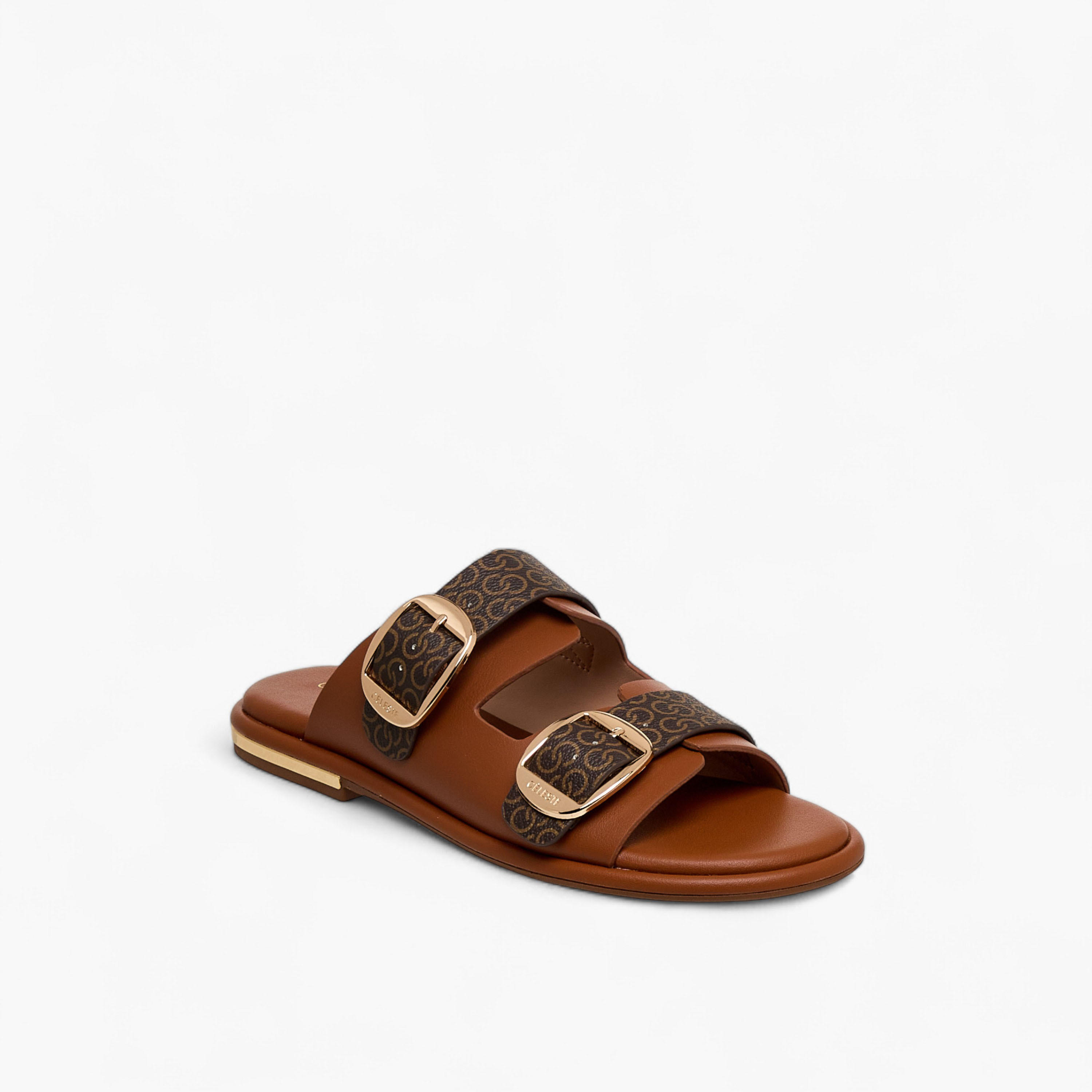 صندل بطبعات مونوجرام للنساء من سيليست-women-shoes-flats-sandals-image-2