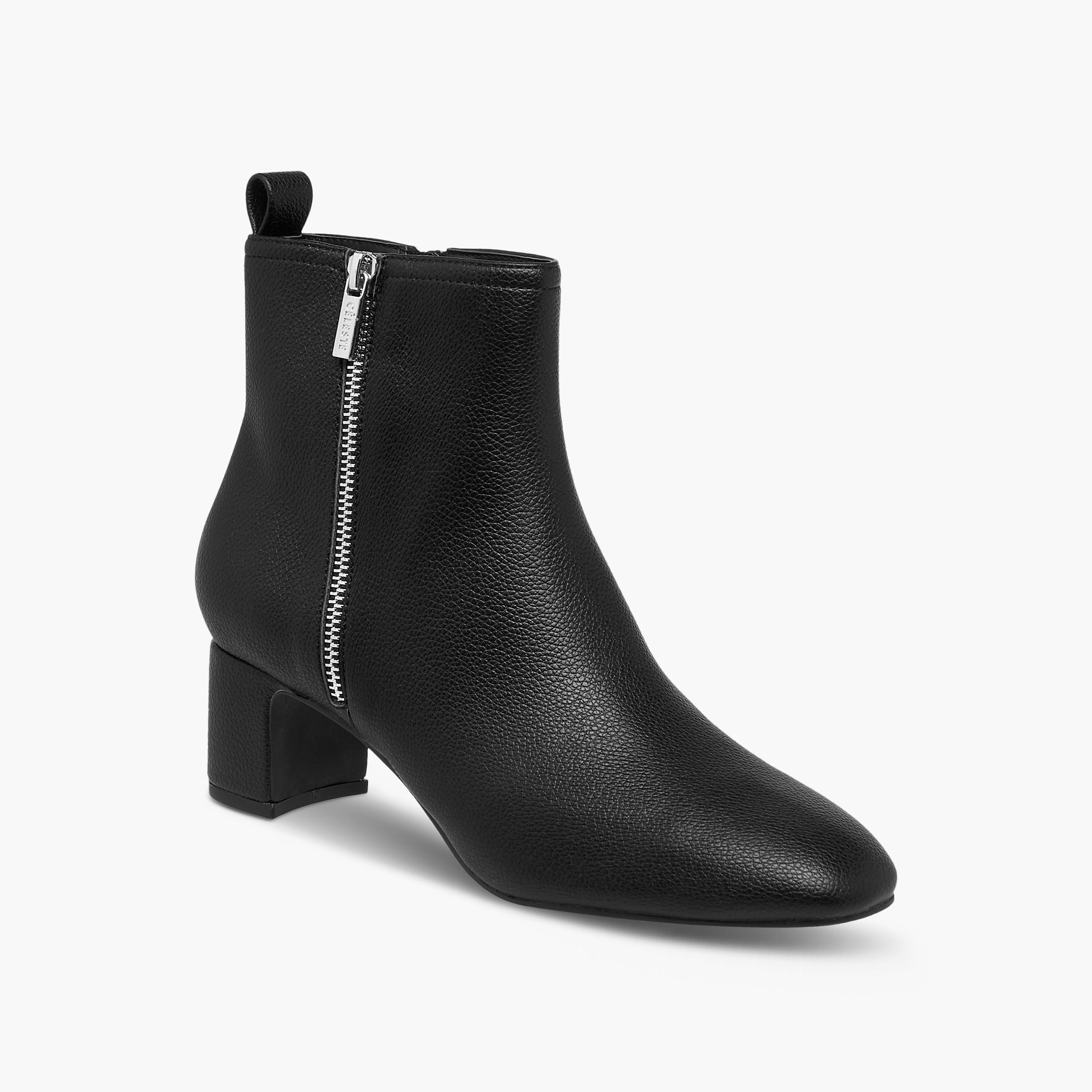Celeste Women's Ankle Boots with Zip Closure and Pull Tab-women-shoes-boots-image-2