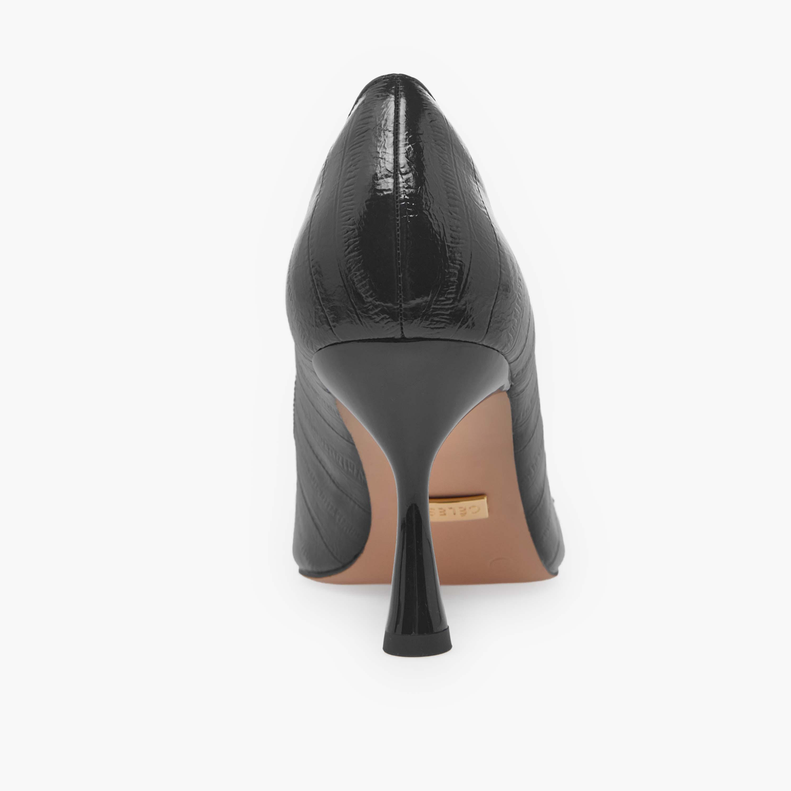 Celeste Women Textured Pointed Toe Stiletto Heel Pumps-women-shoes-sandals-heeled-image-8