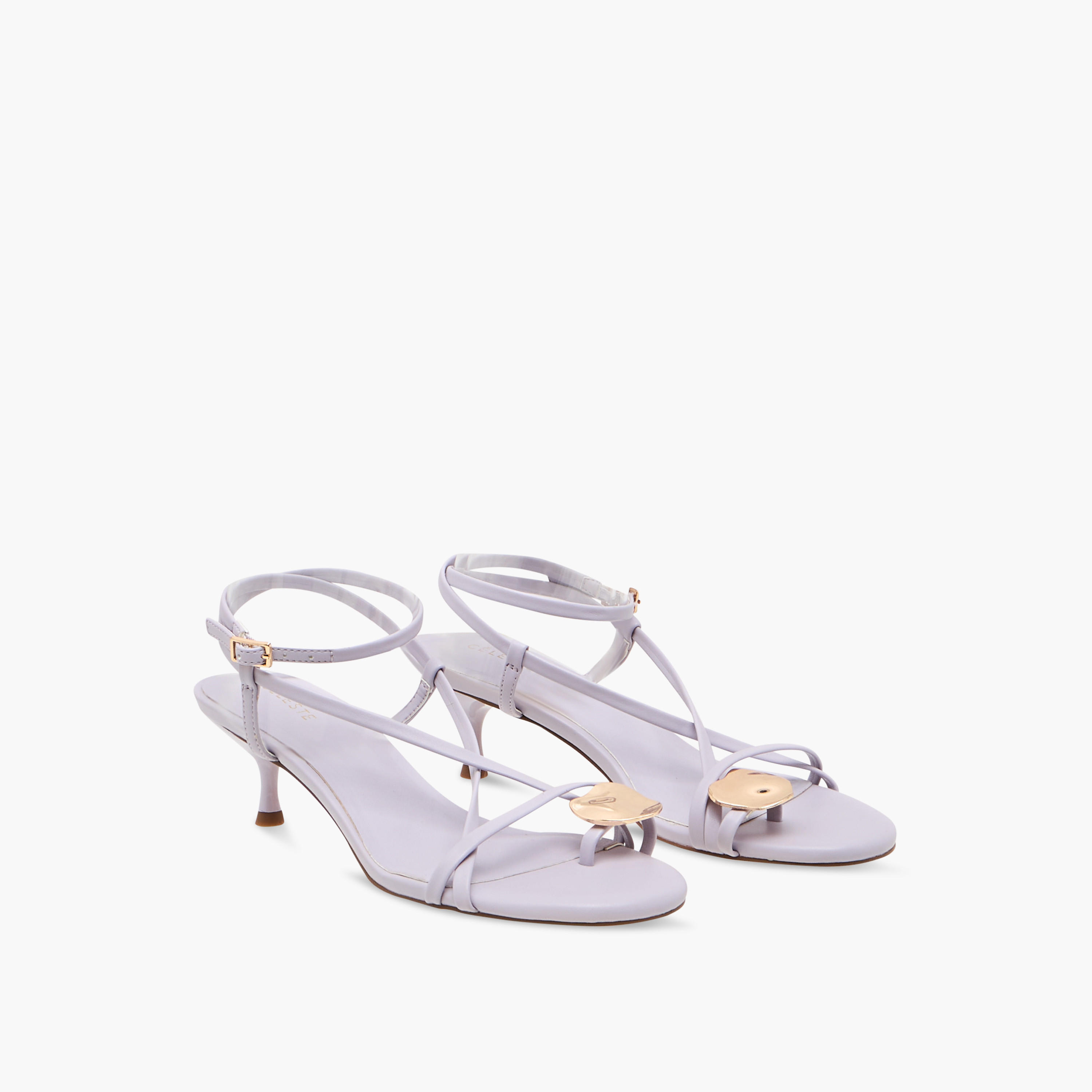 صندل سادة بكعب صغير وإبزيم إغلاق وحزام خلفي للنساء من سيليست-women-shoes-sandals-heeled-image-1