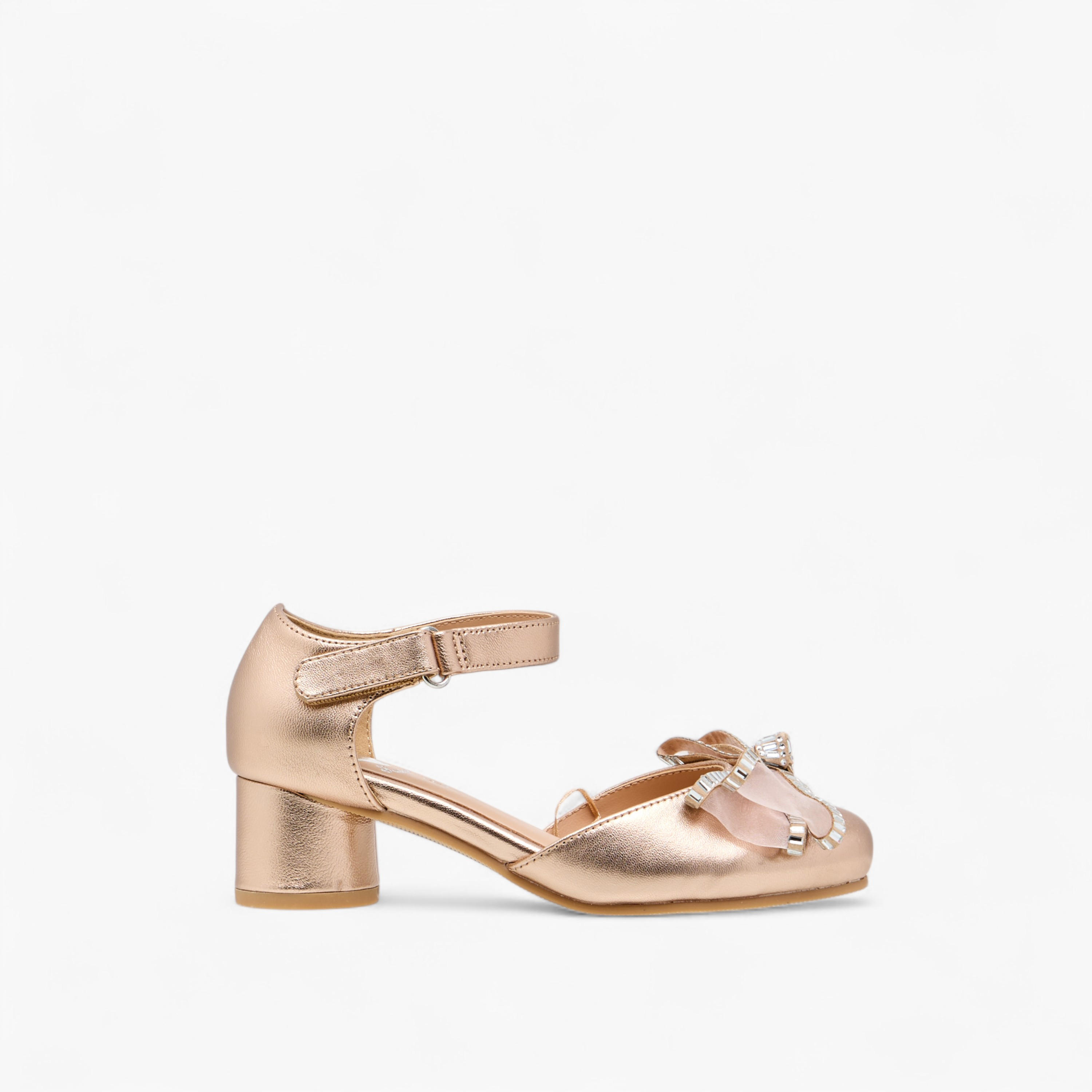 صندل مزين بفيونكة وشريط إغلاق لاصق للبنات من بابلوسكي-girls-shoes-sandals-image-3