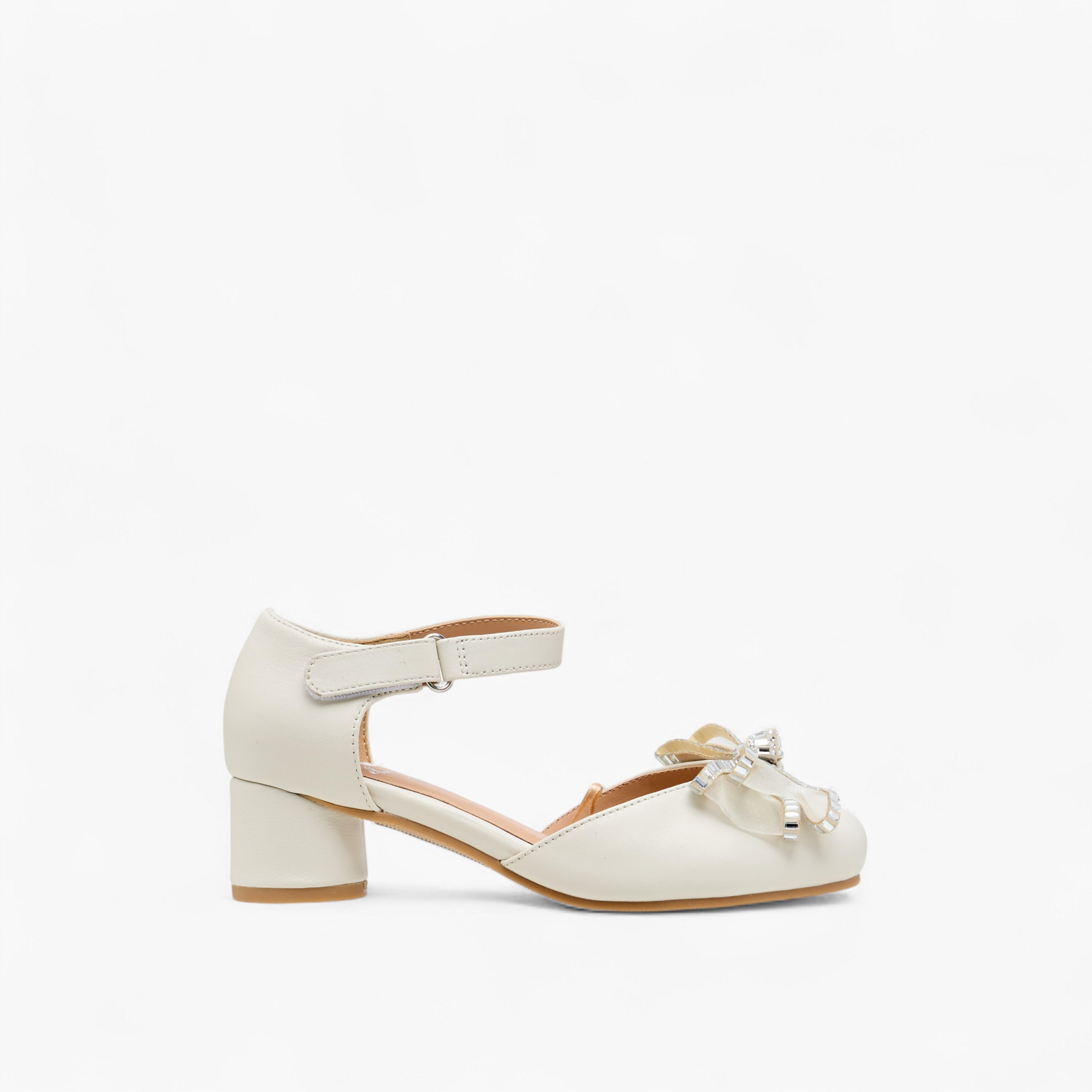 صندل مزين بفيونكة وشريط إغلاق لاصق للبنات من بابلوسكي-girls-shoes-sandals-image-3