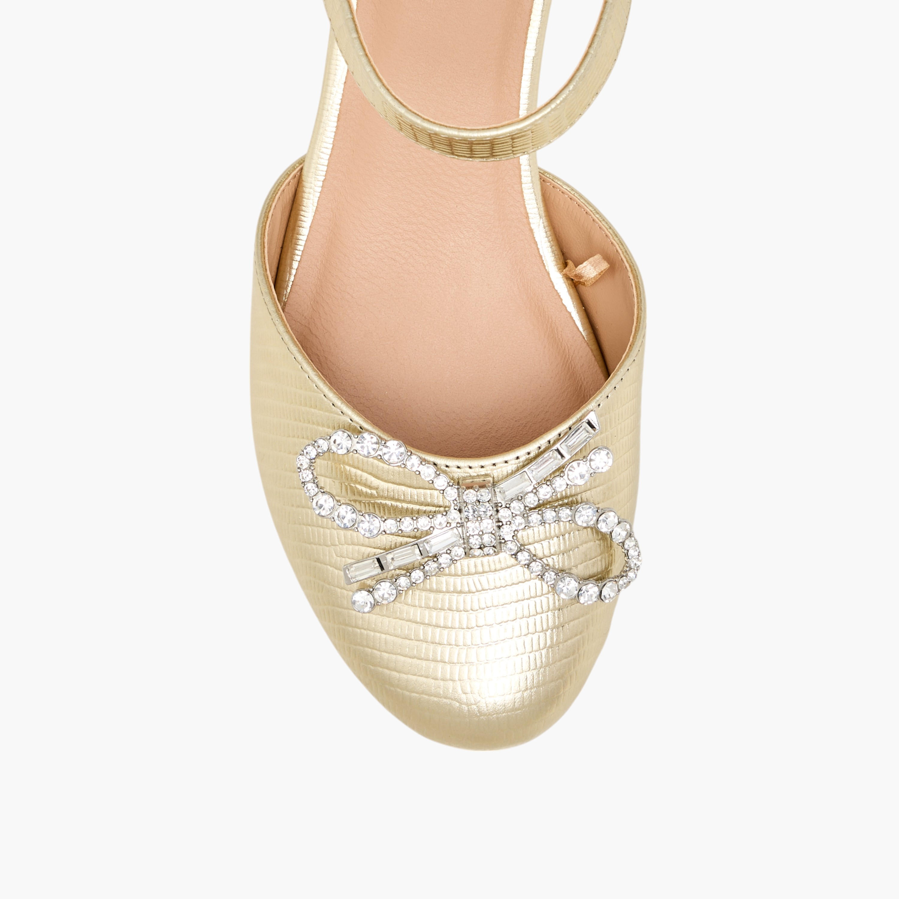 صندل مزين بفيونكة وكعب سميك وشريط إغلاق لاصق من بابلوسكي-girls-shoes-sandals-image-4