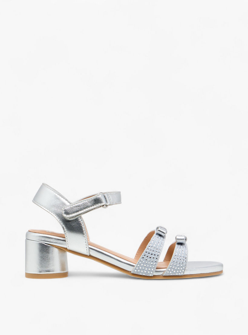 صندل بفيونكة وكعب سميك وشريط إغلاق لاصق للبنات من بابلوسكي-girls-shoes-sandals-image-3