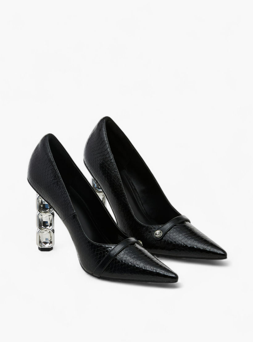 Celeste Women's Pointed Toe Slip-On Pumps with Stiletto Heels-women-shoes-heels-image-1