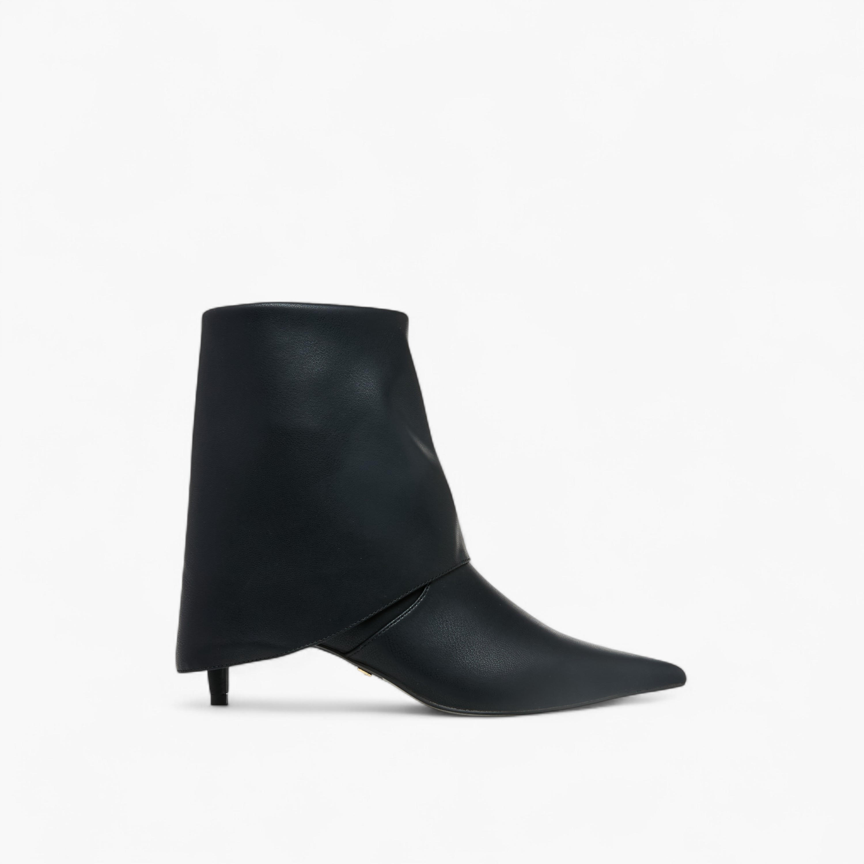 بوت كاحل سادة بسحاب إغلاق وكعب صغير للنساء من سيليست-women-shoes-boots-image-3