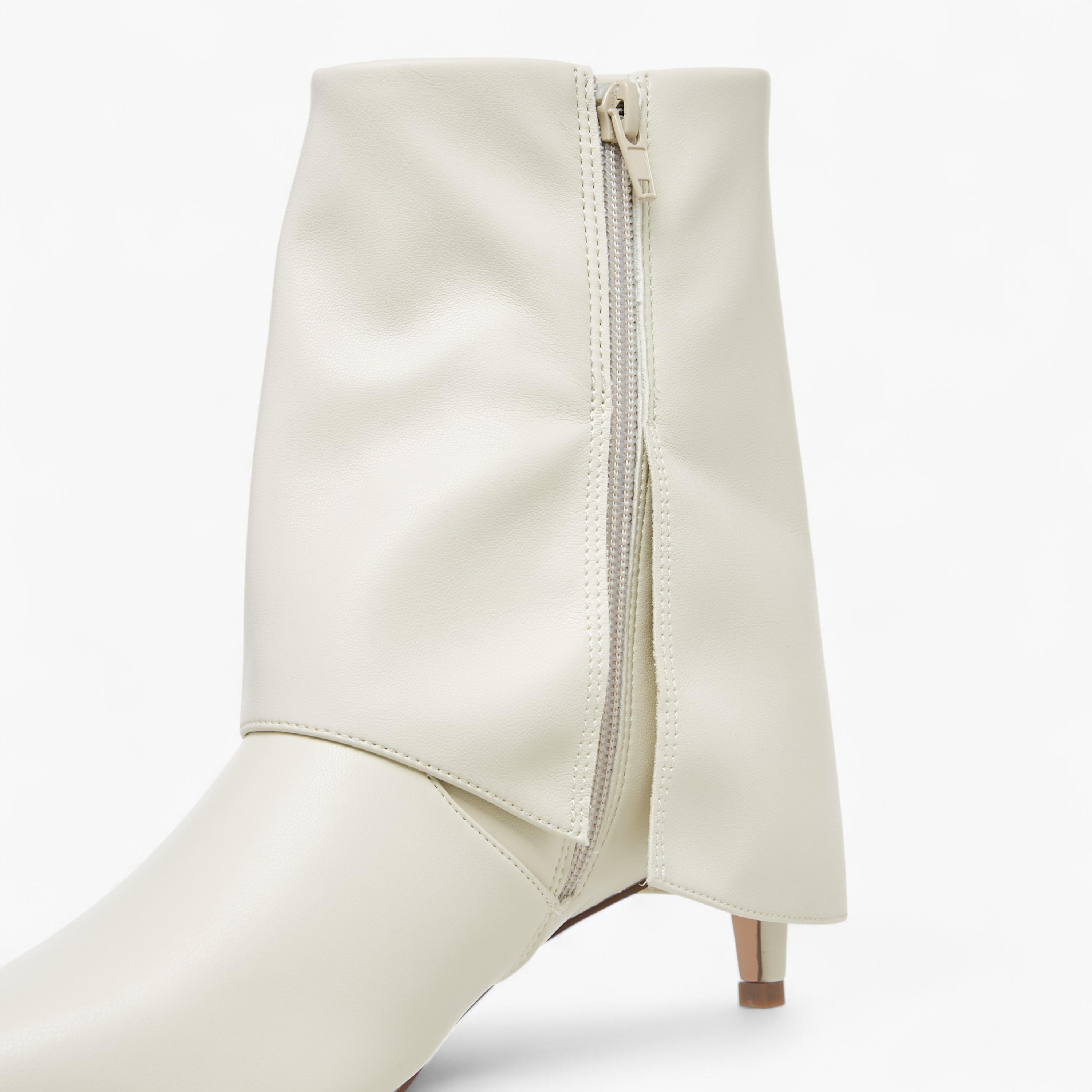 بوت كاحل سادة بسحاب إغلاق وكعب صغير للنساء من سيليست-women-shoes-boots-image-4