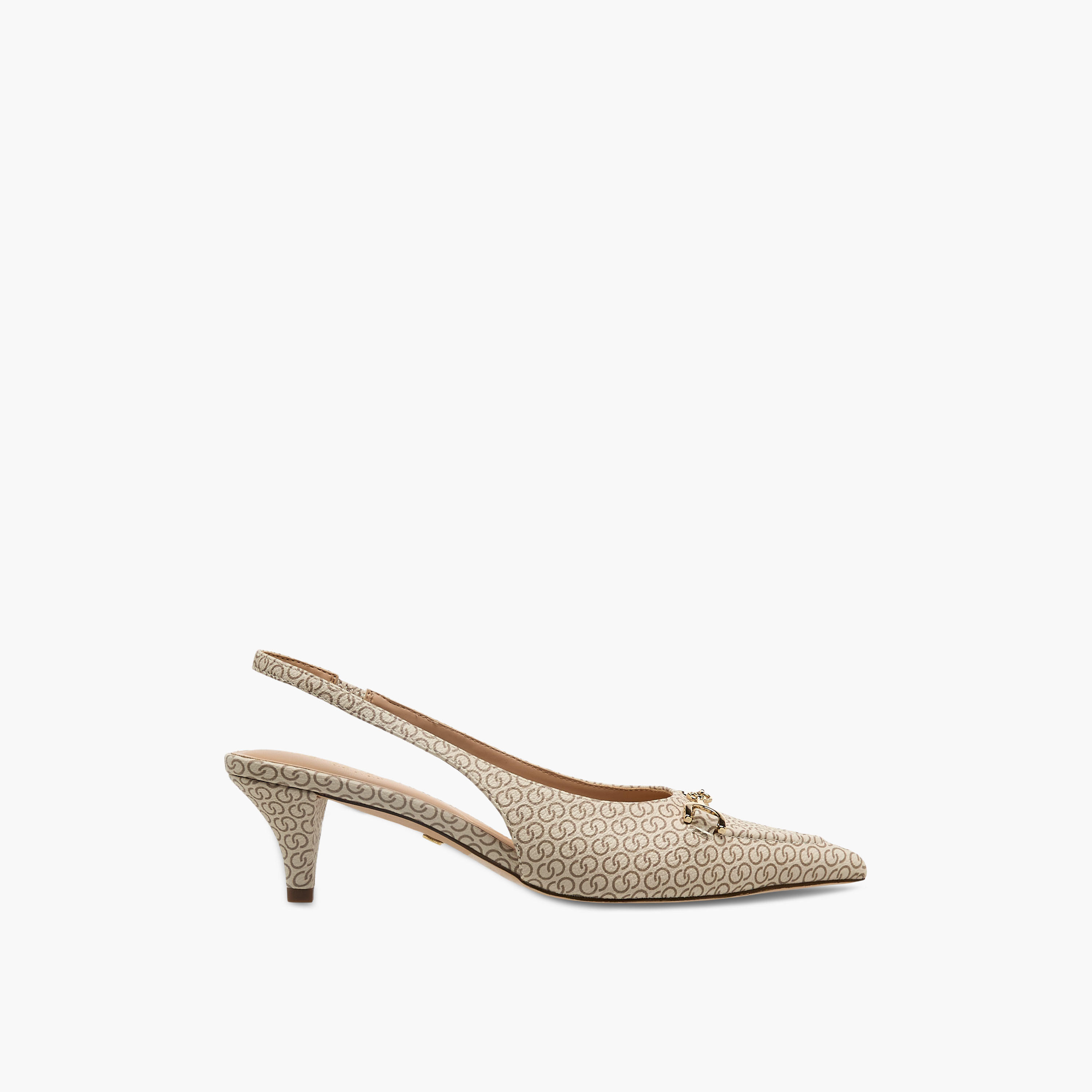 حذاء بحزام خلفي وكعب صغير وطبعات مونوجرام للنساء من سيليست-women-shoes-heels-image-4