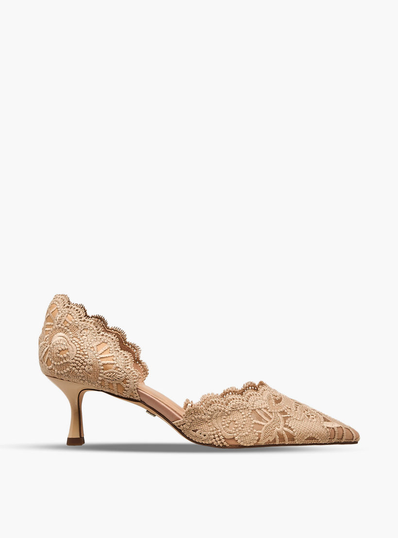 Celeste Women Lace Detail Kitten Heel Shoes-women-shoes-heels-image-4