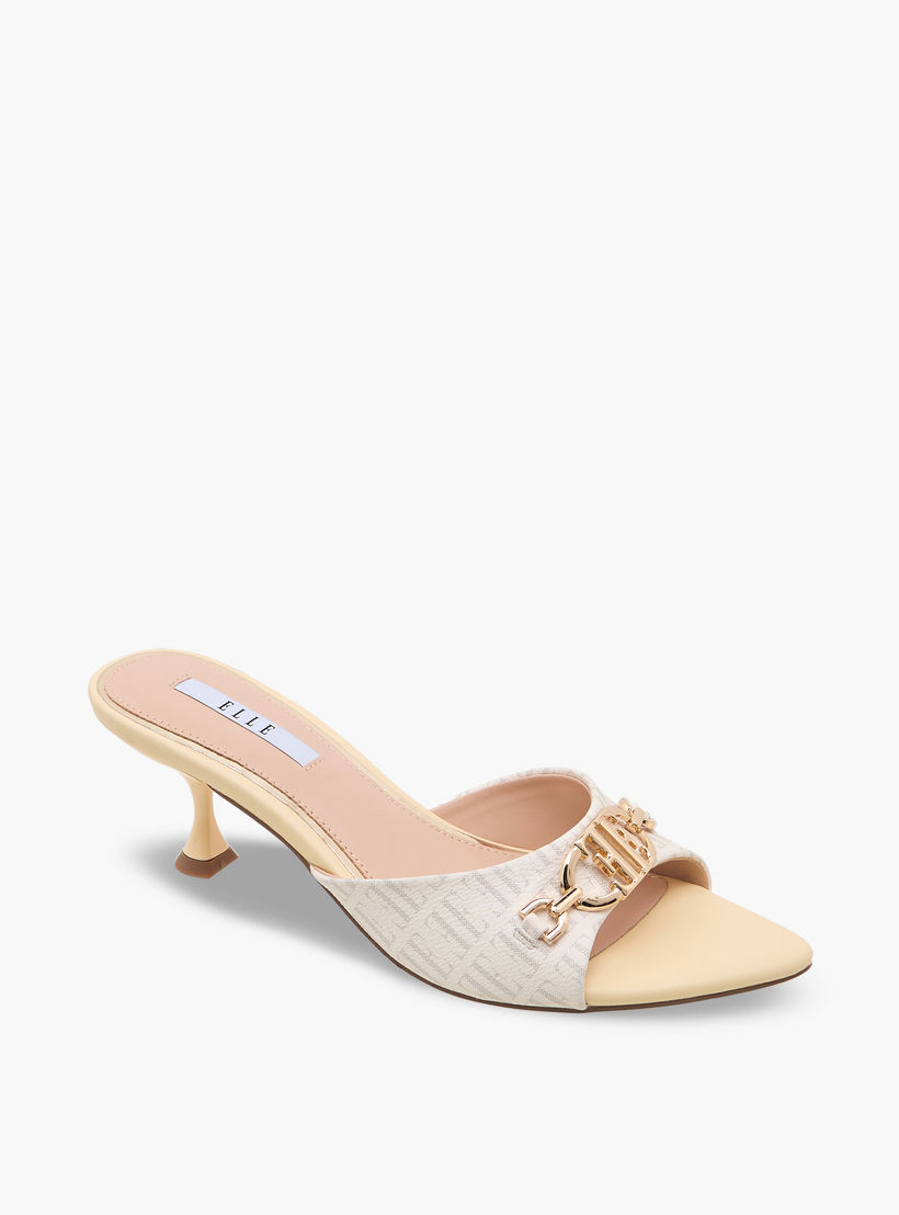 Elle Women Metal Accent Flared Heel Sandals-women-shoes-sandals-heeled-image-2