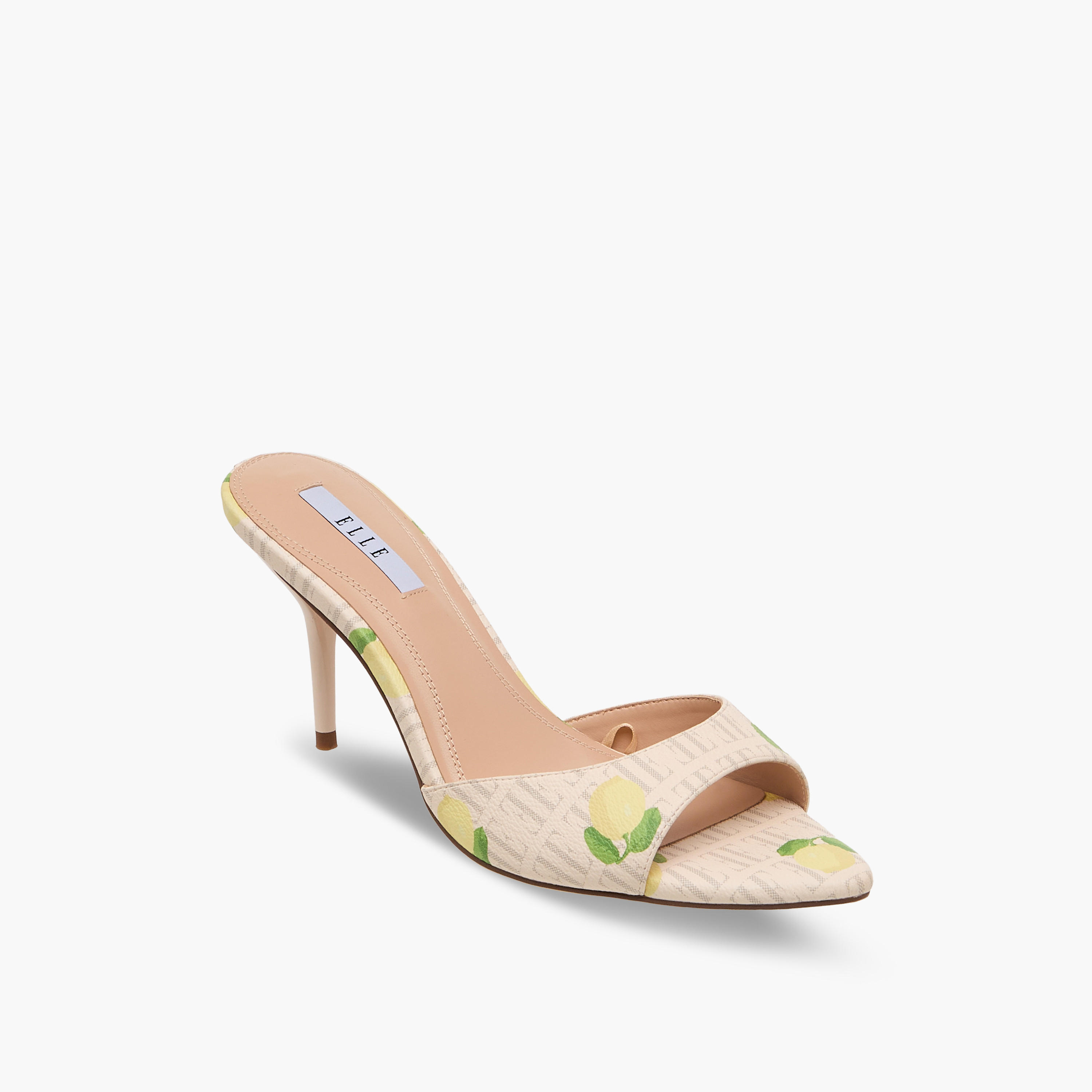 Elle Women Lemon Print Stiletto Heel Sandals-women-shoes-sandals-heeled-image-2