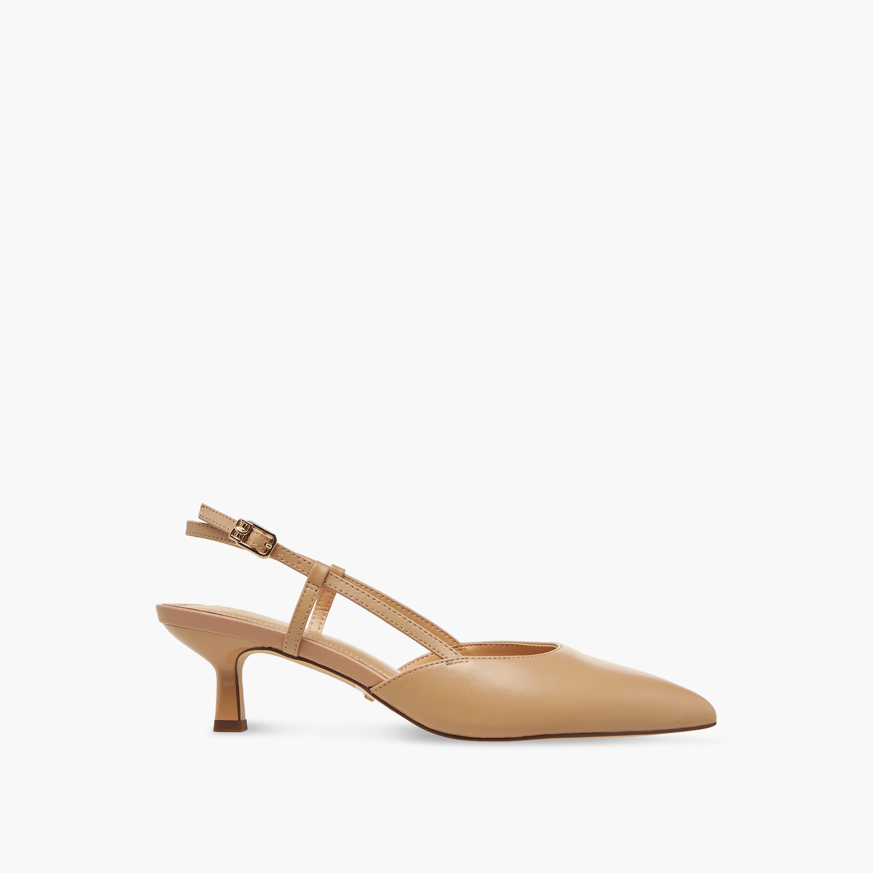 Duchini Women Kitten Heel Leather Pointed Toe Shoes-women-shoes-sandals-heeled-image-3