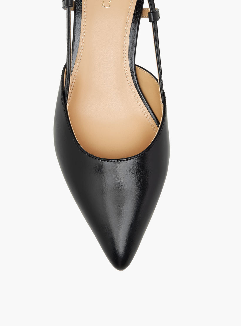 Duchini Women Kitten Heel Leather Pointed Toe Shoes-women-shoes-sandals-heeled-image-4