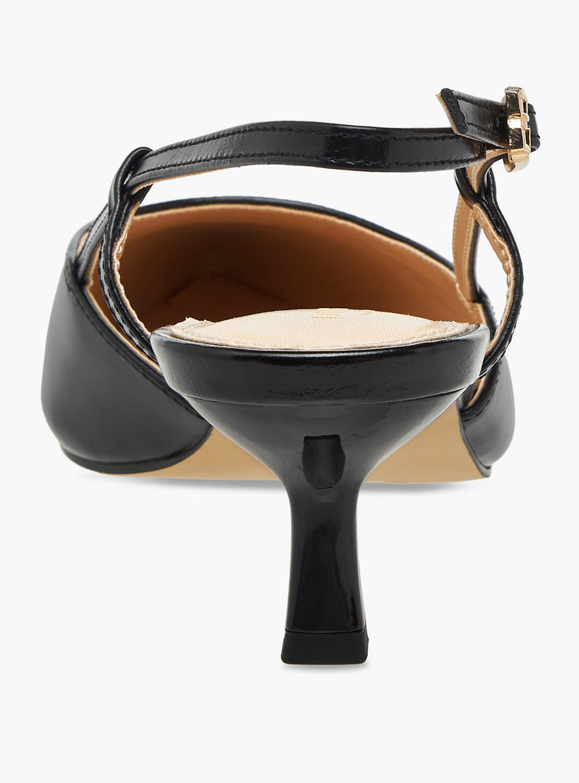 Duchini Women Kitten Heel Leather Pointed Toe Shoes-women-shoes-sandals-heeled-image-5