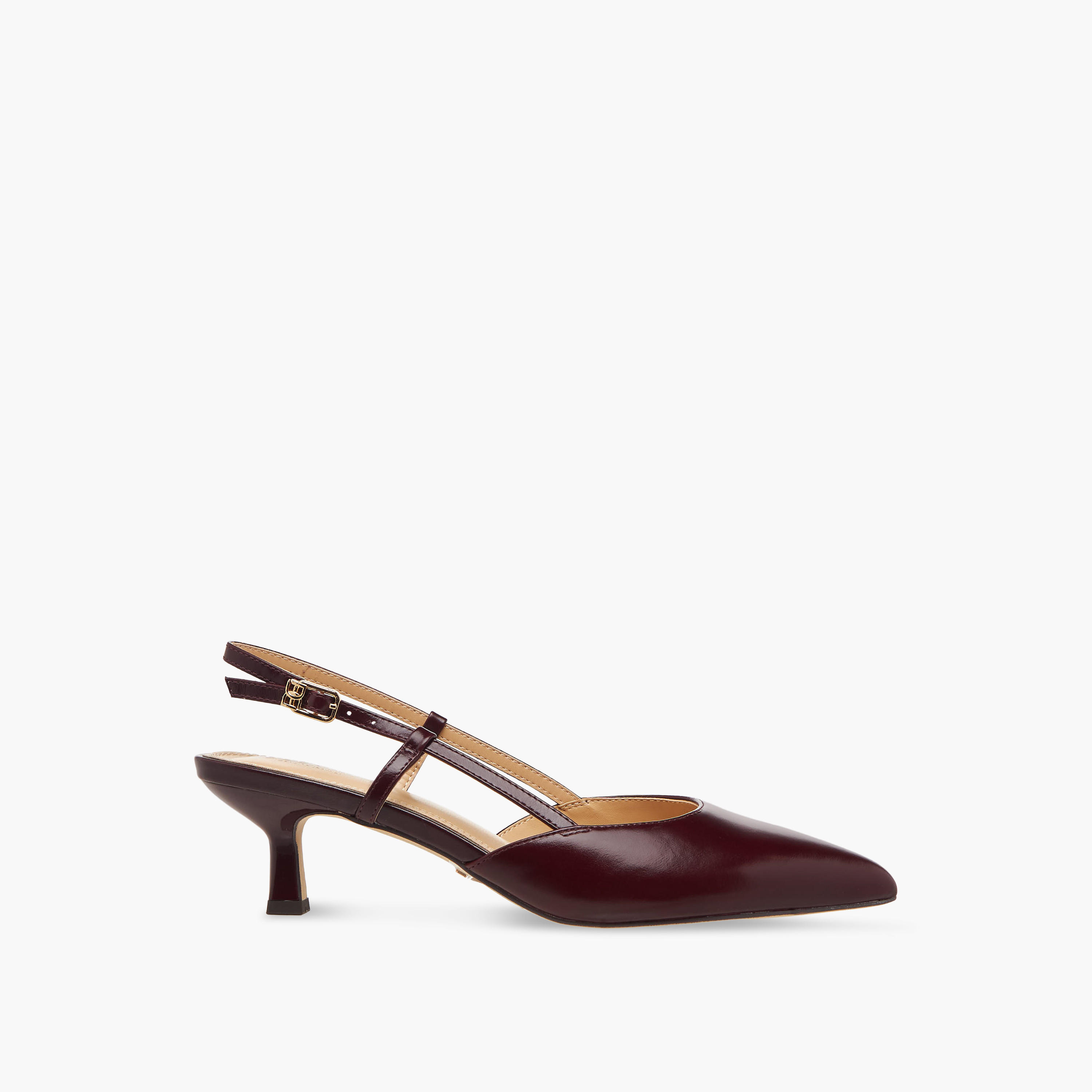 Duchini Women Kitten Heel Leather Pointed Toe Shoes-women-shoes-sandals-heeled-image-3