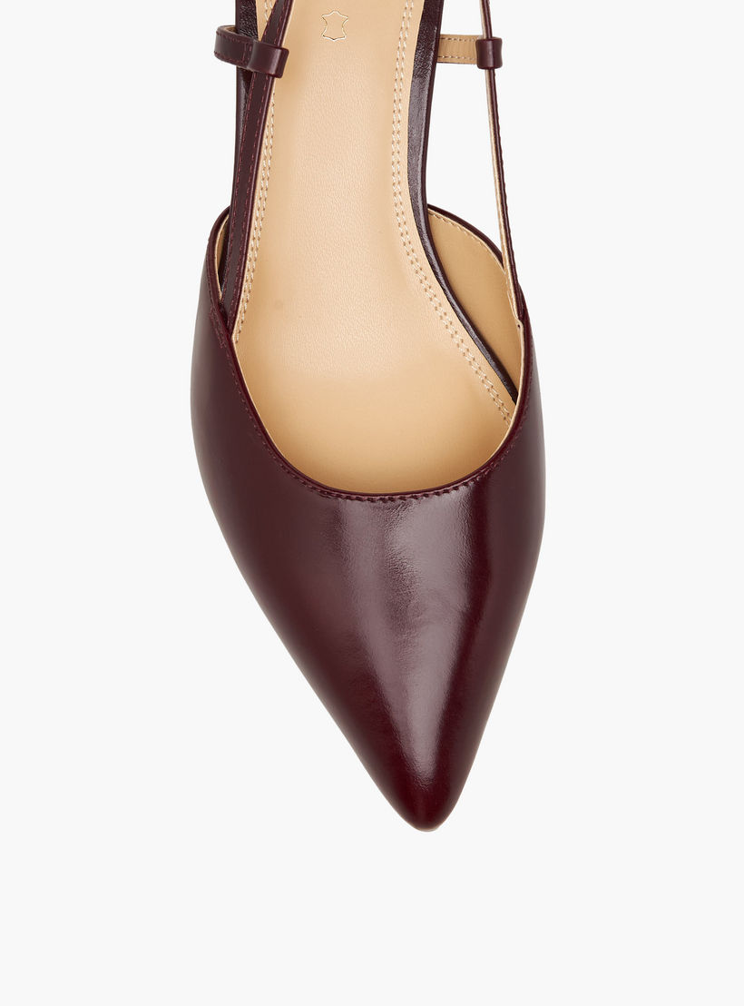 Duchini Women Kitten Heel Leather Pointed Toe Shoes-women-shoes-sandals-heeled-image-4