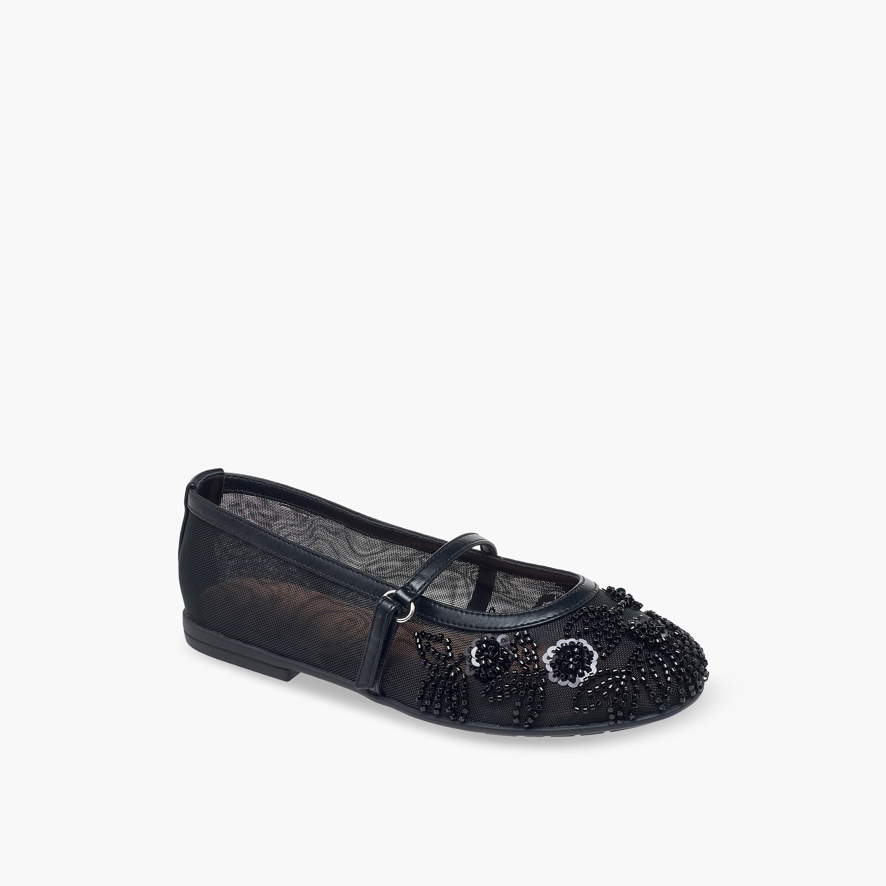 حذاء ماري جين بزينة خرز للفتيات من سيليست-girls-shoes-maryjanes-image-2