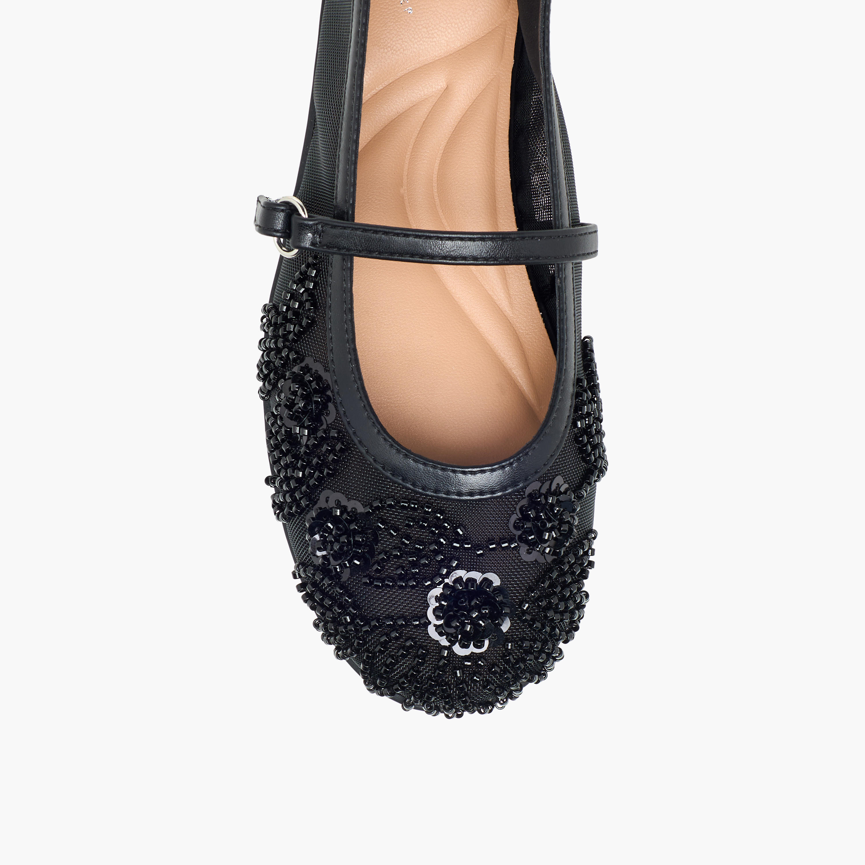 حذاء ماري جين بزينة خرز للفتيات من سيليست-girls-shoes-maryjanes-image-4