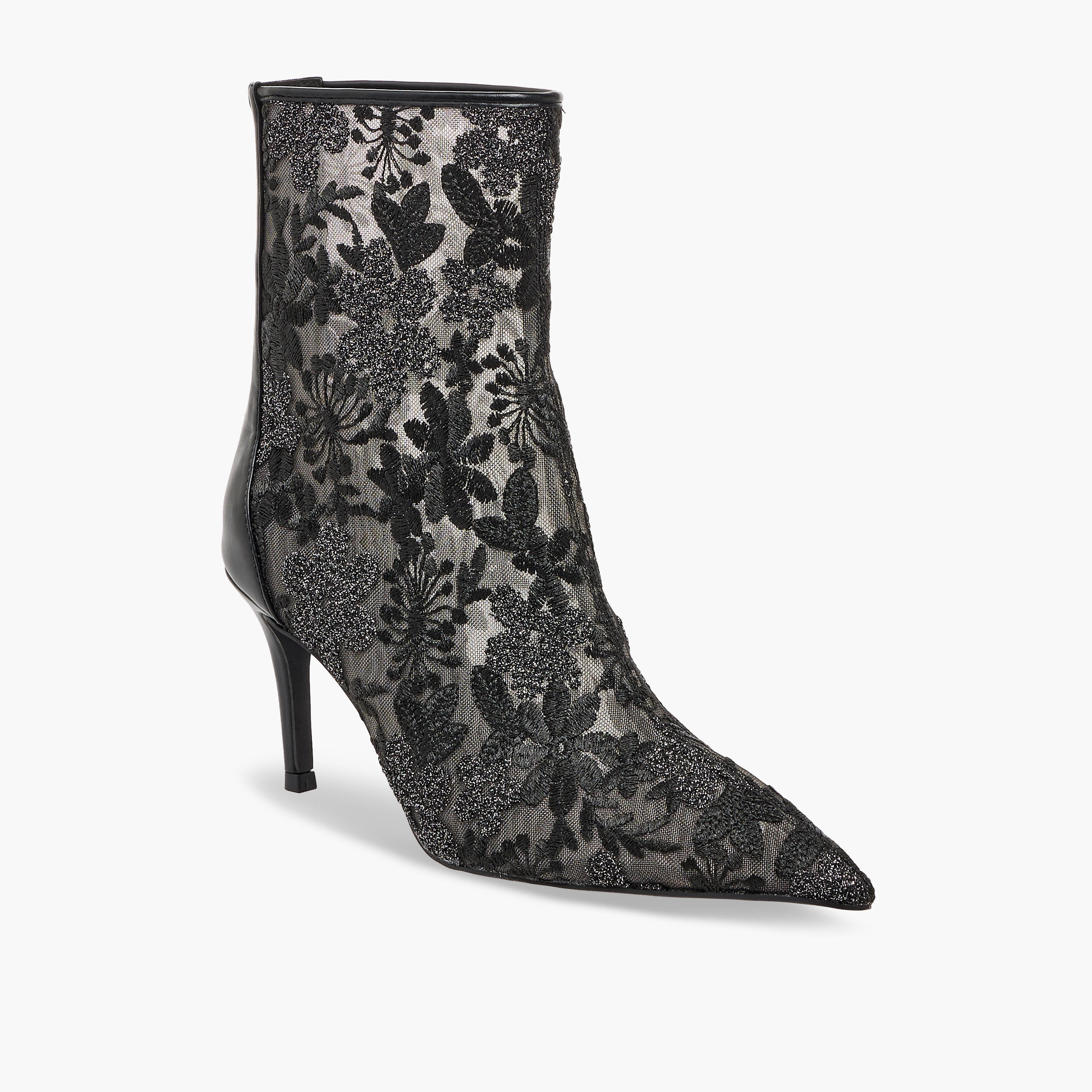 Celeste Women Lace Detail Ankle Boots-women-shoes-boots-image-2
