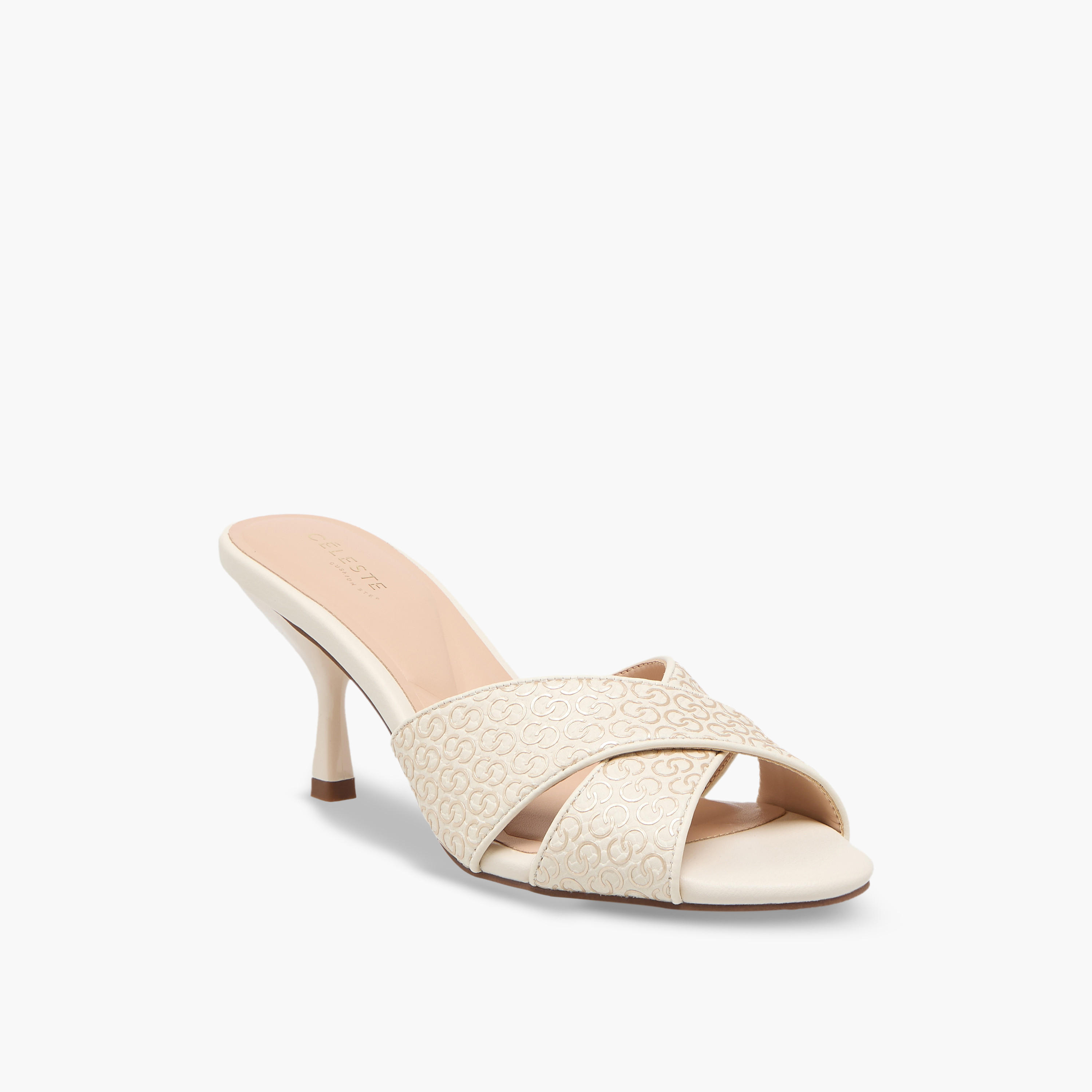 Celeste Women Monogram Print Stiletto Heel Sandals-women-shoes-sandals-heeled-image-2