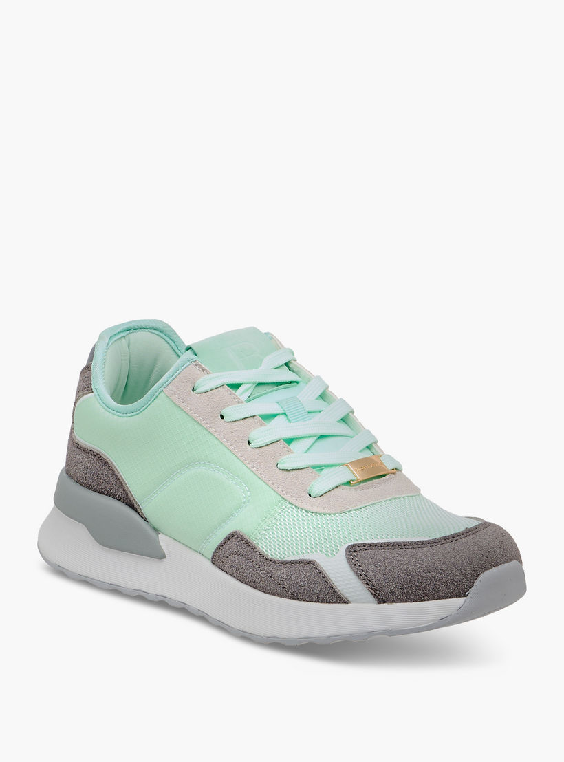 Flora Bella Colourblock Sneakers with Lace-Up Closure-women-shoes-sneakers-image-2