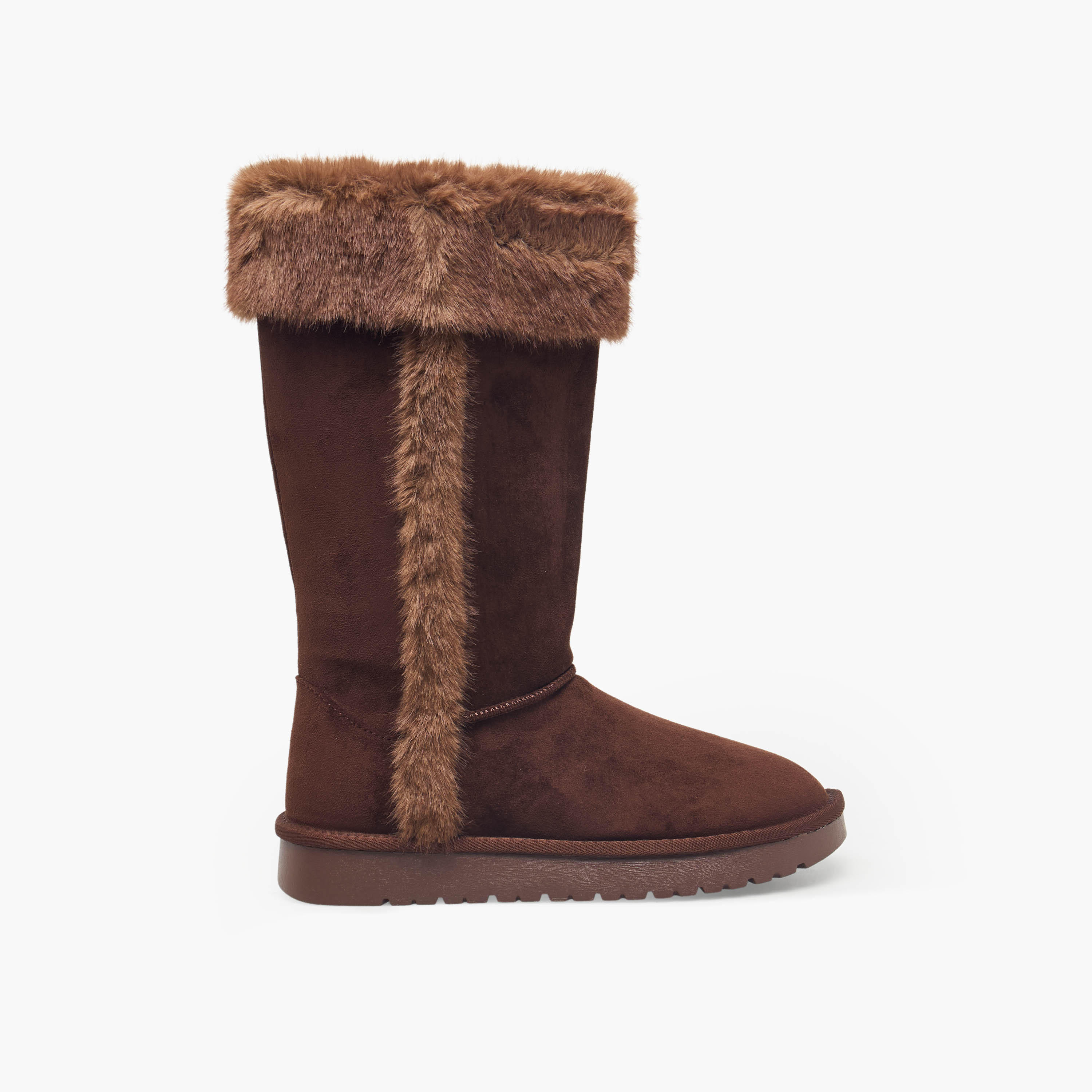 Celeste Women Faux Fur Trim High Shaft Boots-women-shoes-boots-image-3