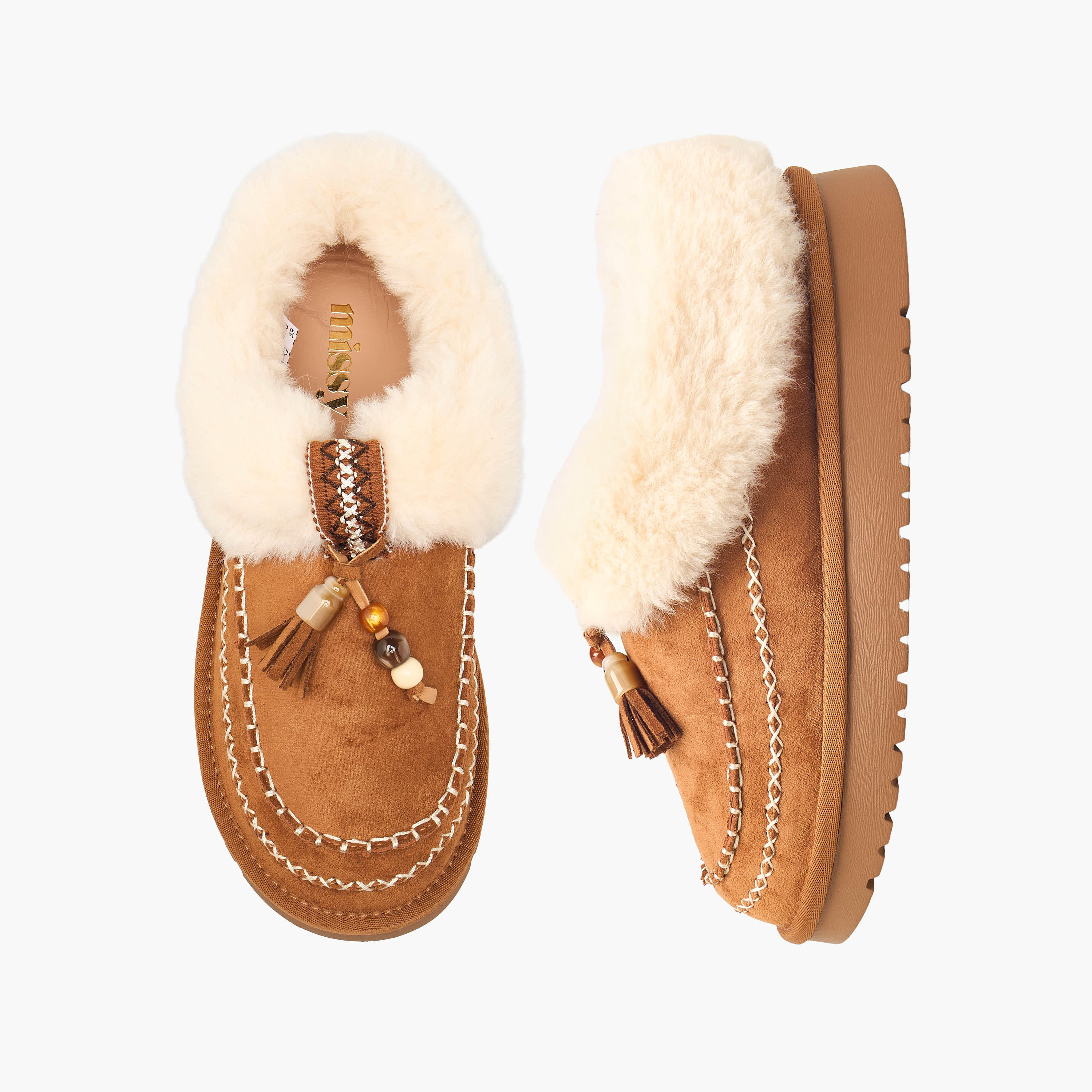 Missy Women Faux Fur Suede Ankle Boots-women-shoes-boots-image-1