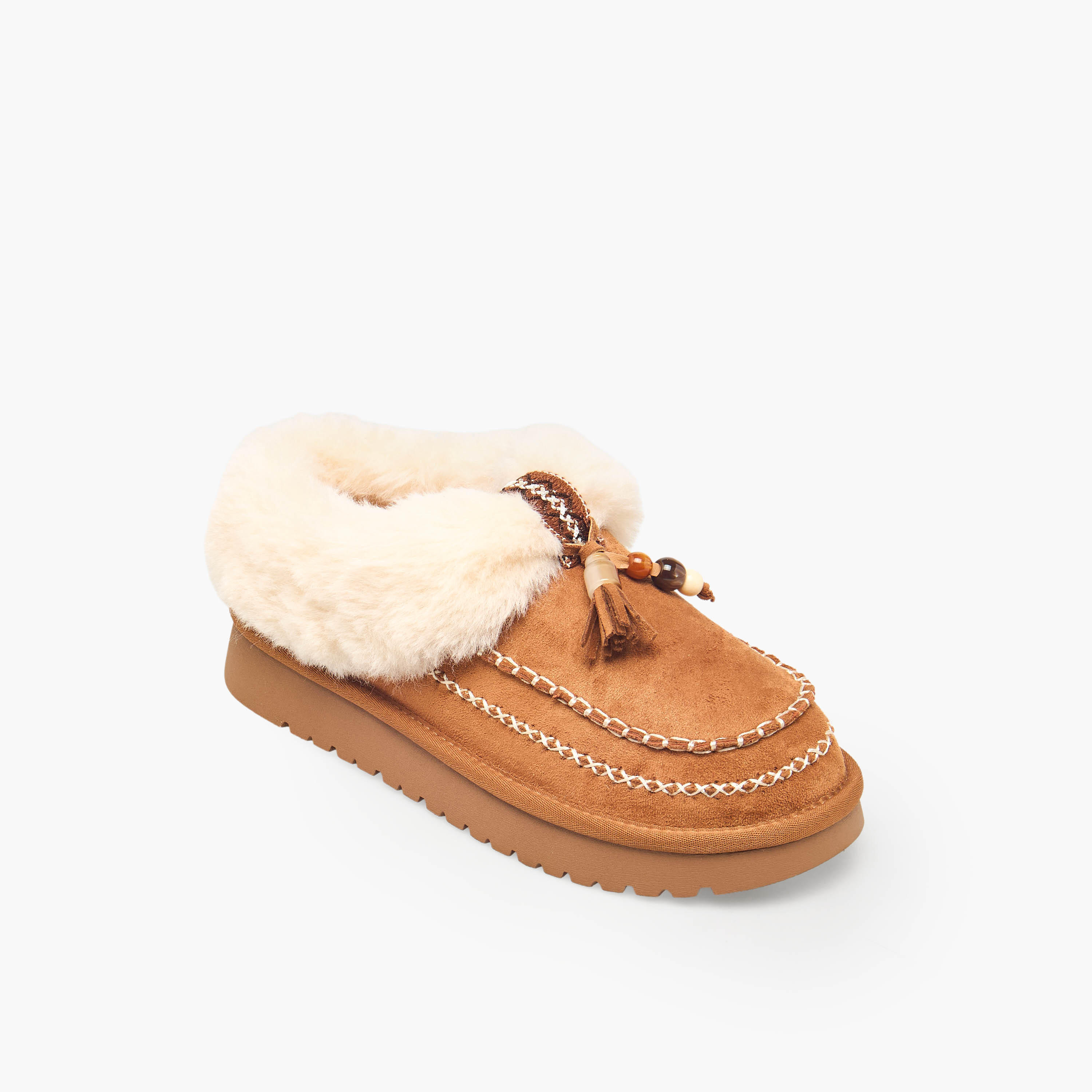 Missy Women Faux Fur Suede Ankle Boots-women-shoes-boots-image-2