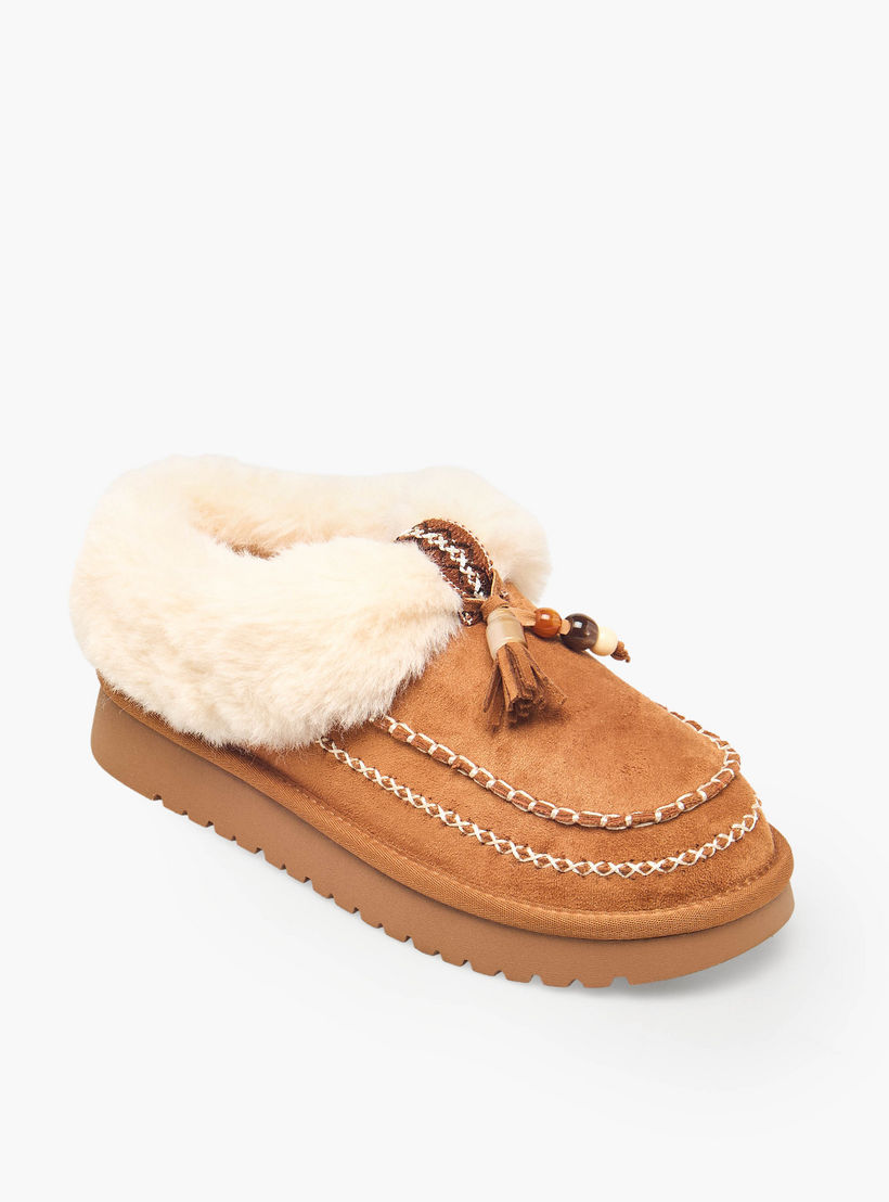 Missy Women Faux Fur Suede Ankle Boots-women-shoes-boots-image-2