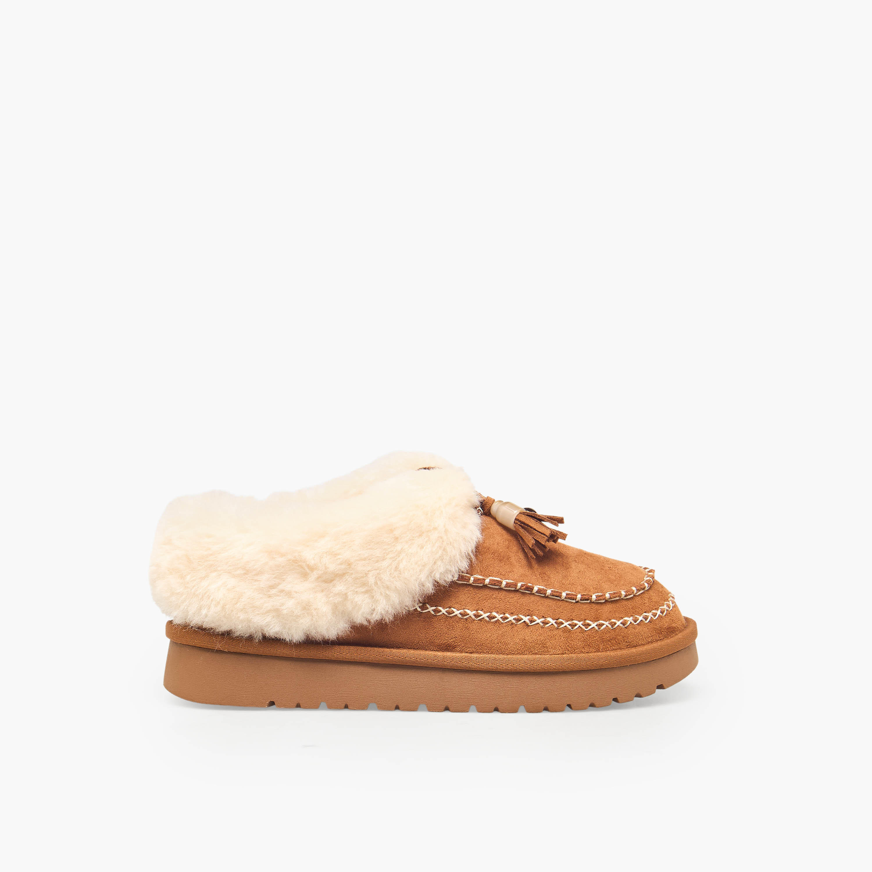Missy Women Faux Fur Suede Ankle Boots-women-shoes-boots-image-3
