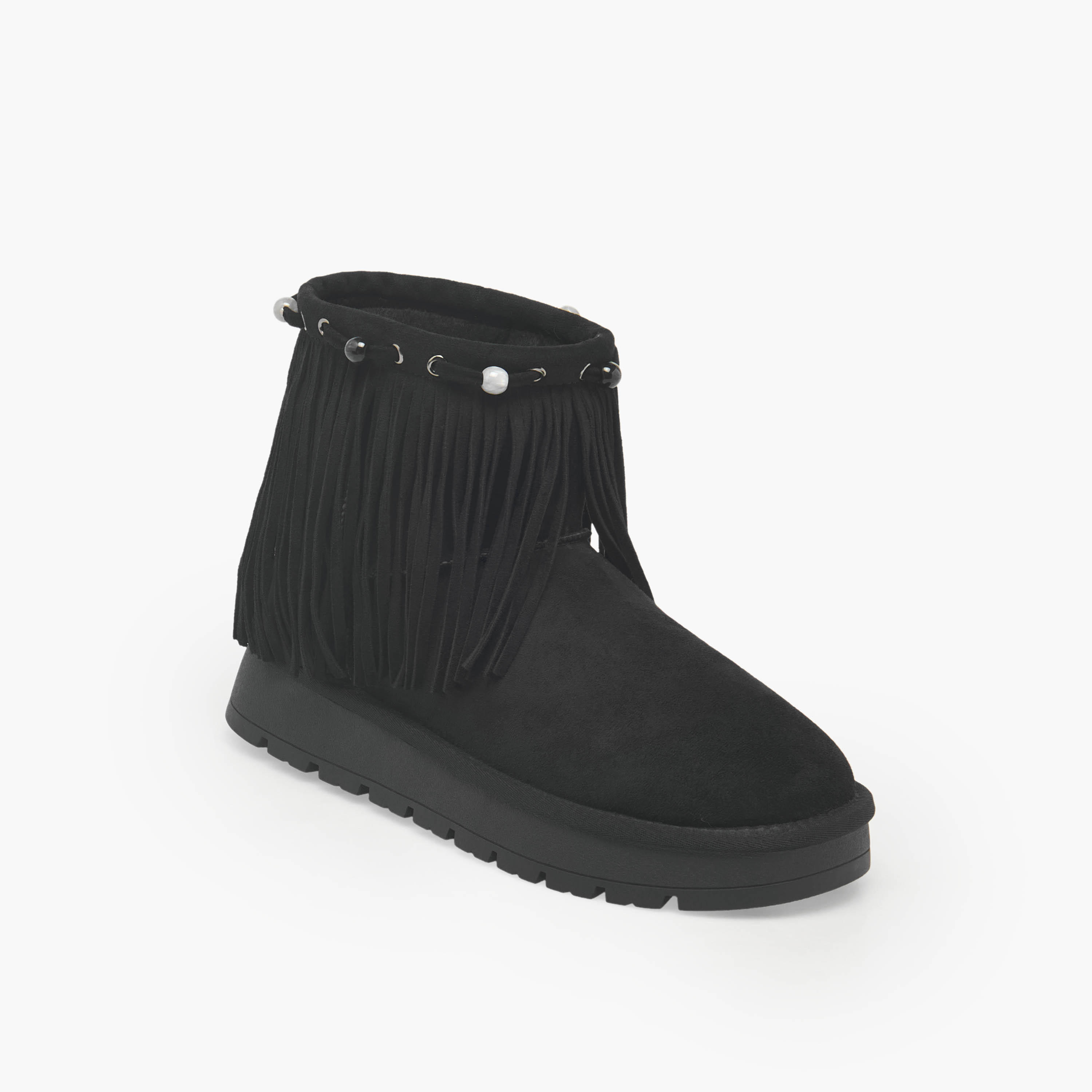 Missy Women Fringed Suede Ankle Boots-women-shoes-boots-image-2