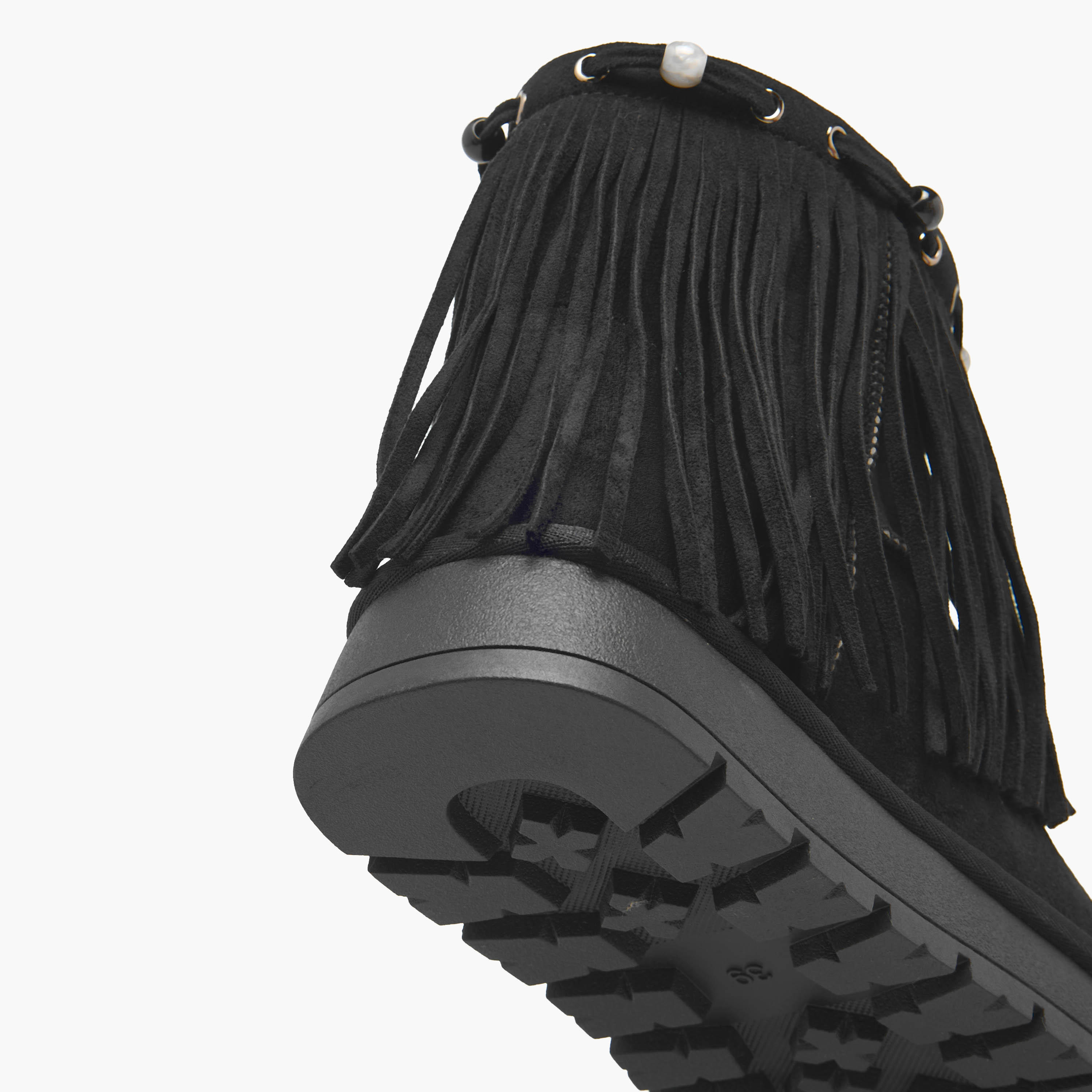 Missy Women Fringed Suede Ankle Boots-women-shoes-boots-image-4