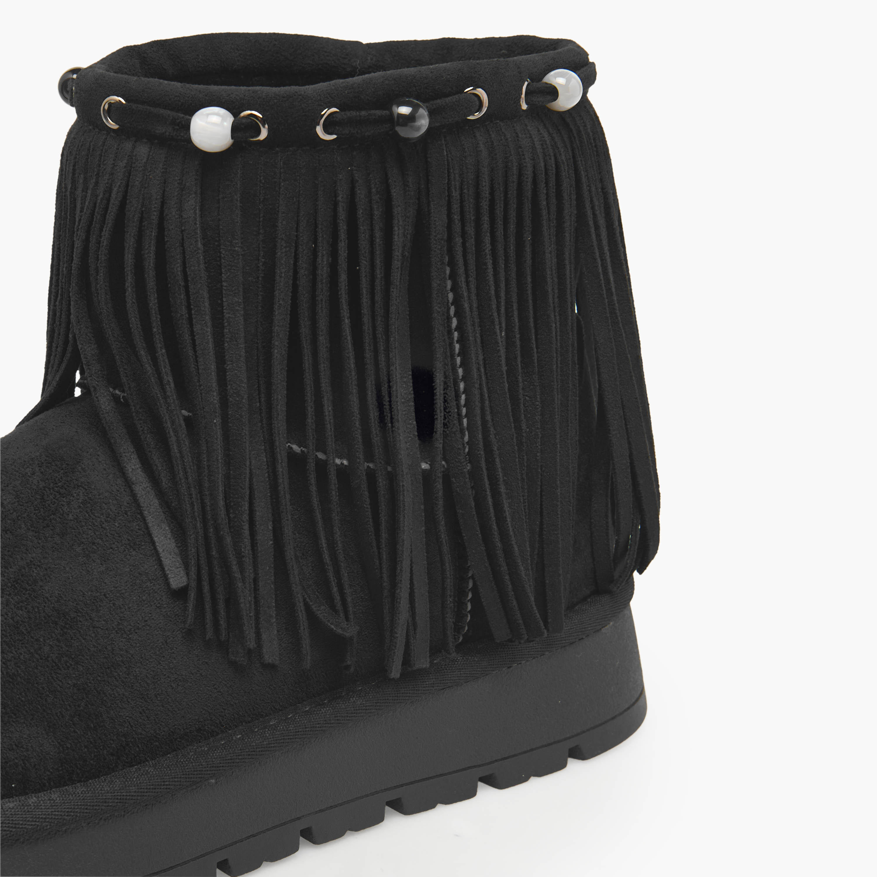 Missy Women Fringed Suede Ankle Boots-women-shoes-boots-image-5