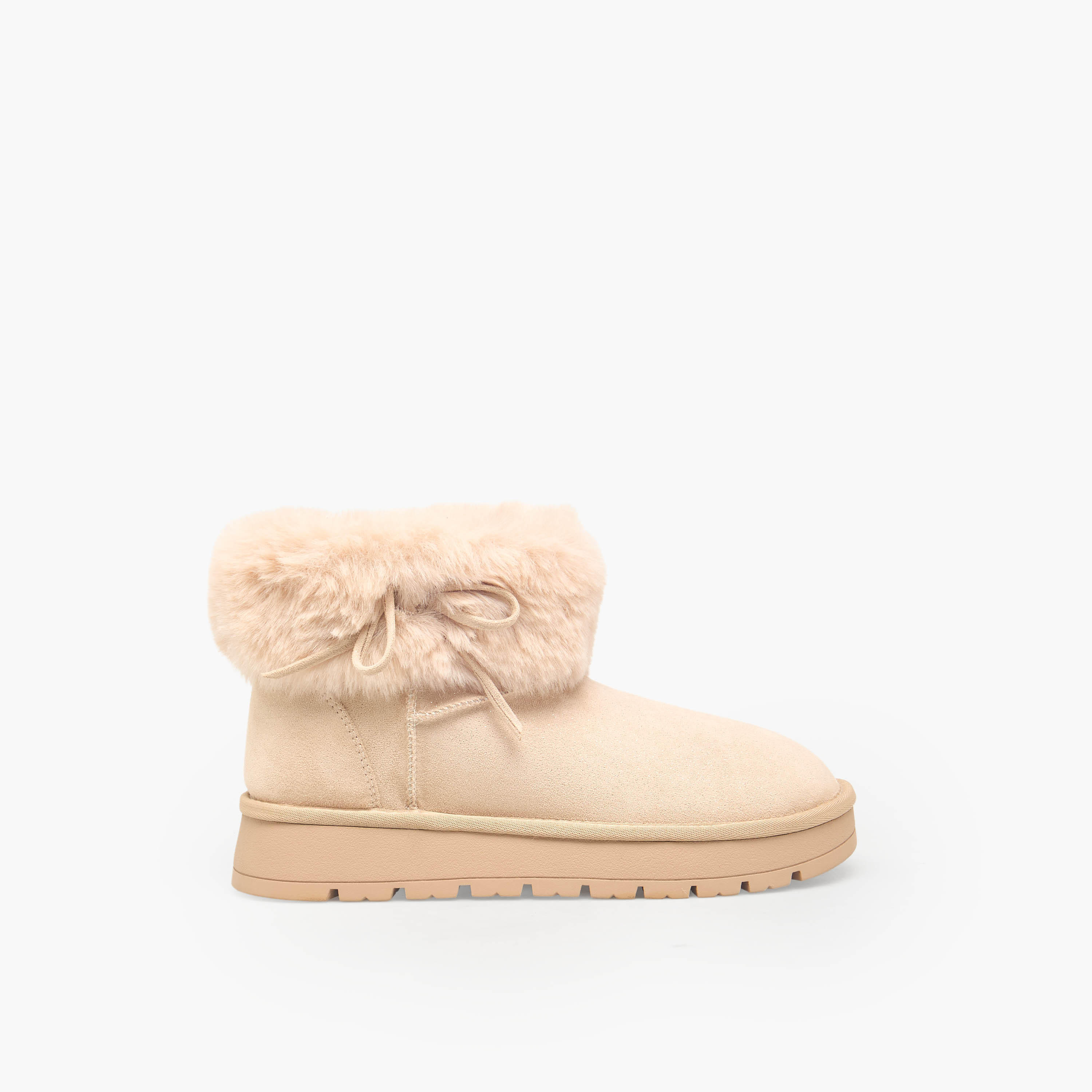 Missy Women Faux Fur Suede Ankle Boots-women-shoes-boots-image-3