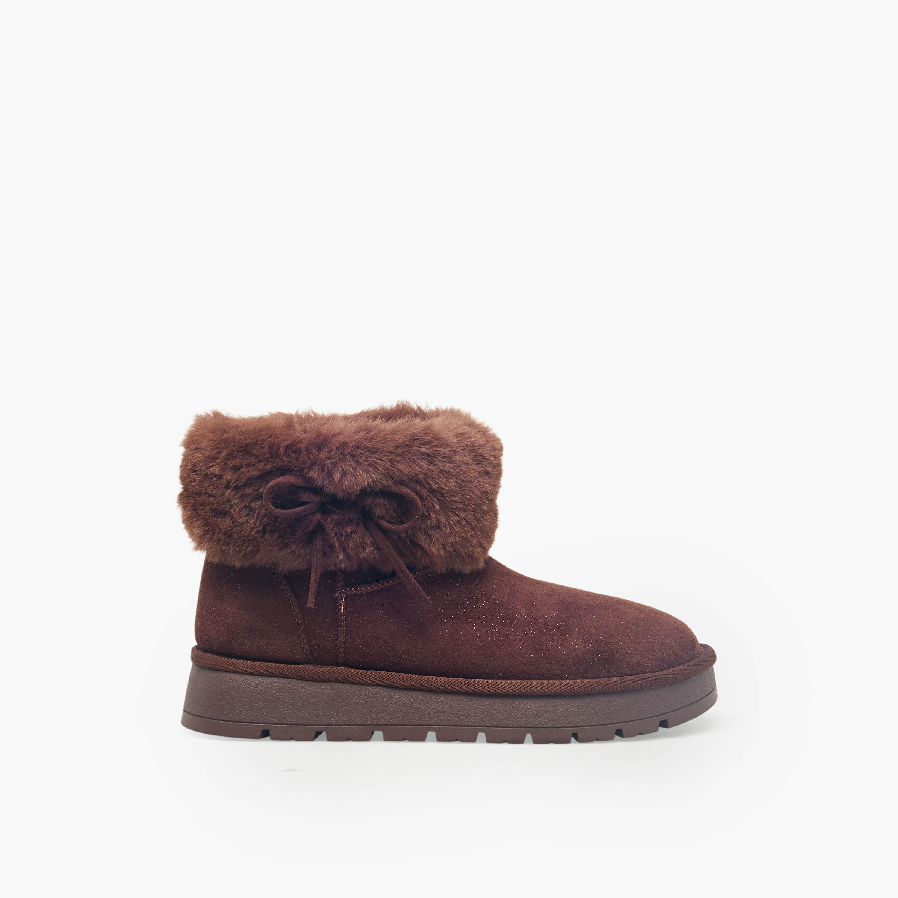 Missy Women Faux Fur Suede Ankle Boots-women-shoes-boots-image-3