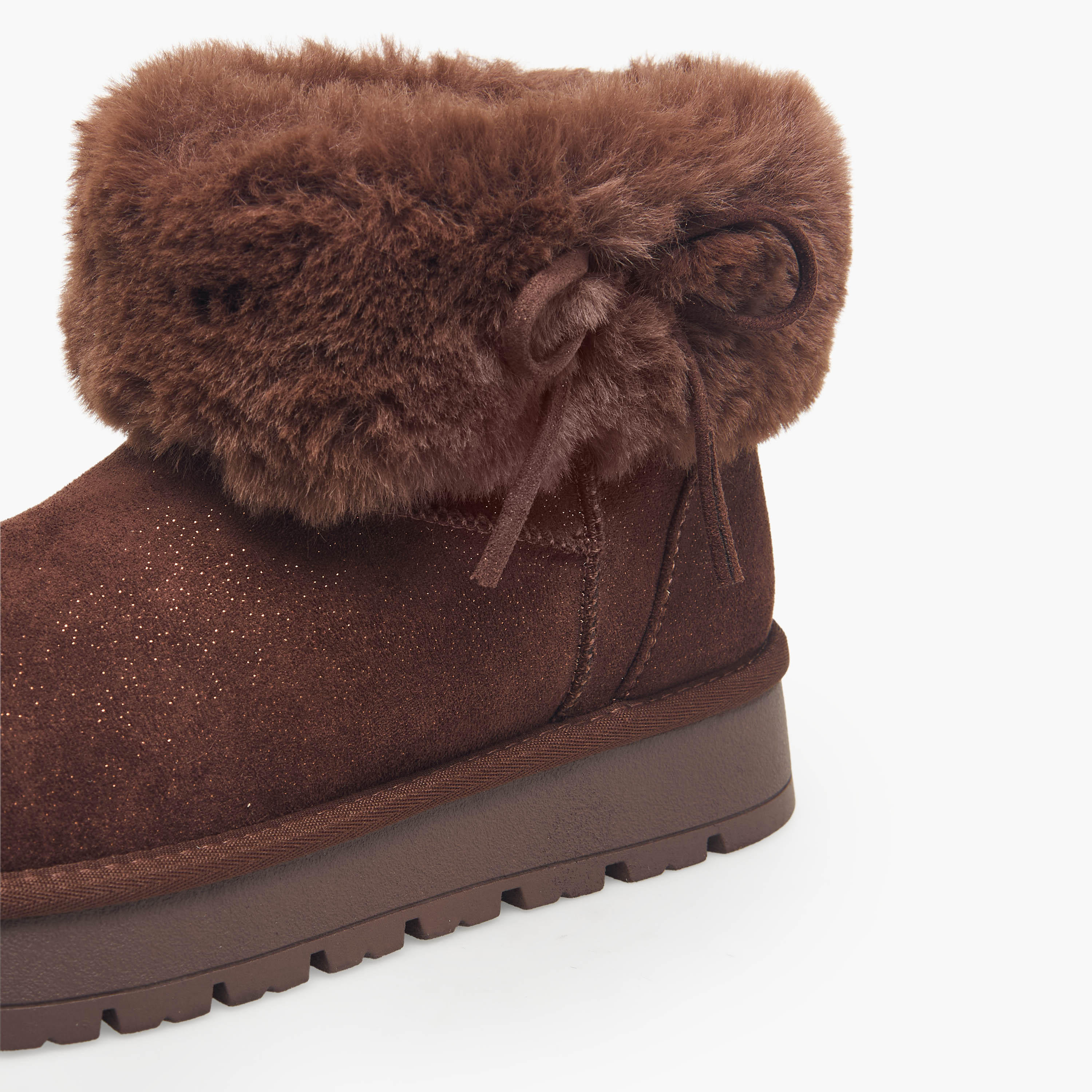 Missy Women Faux Fur Suede Ankle Boots-women-shoes-boots-image-4