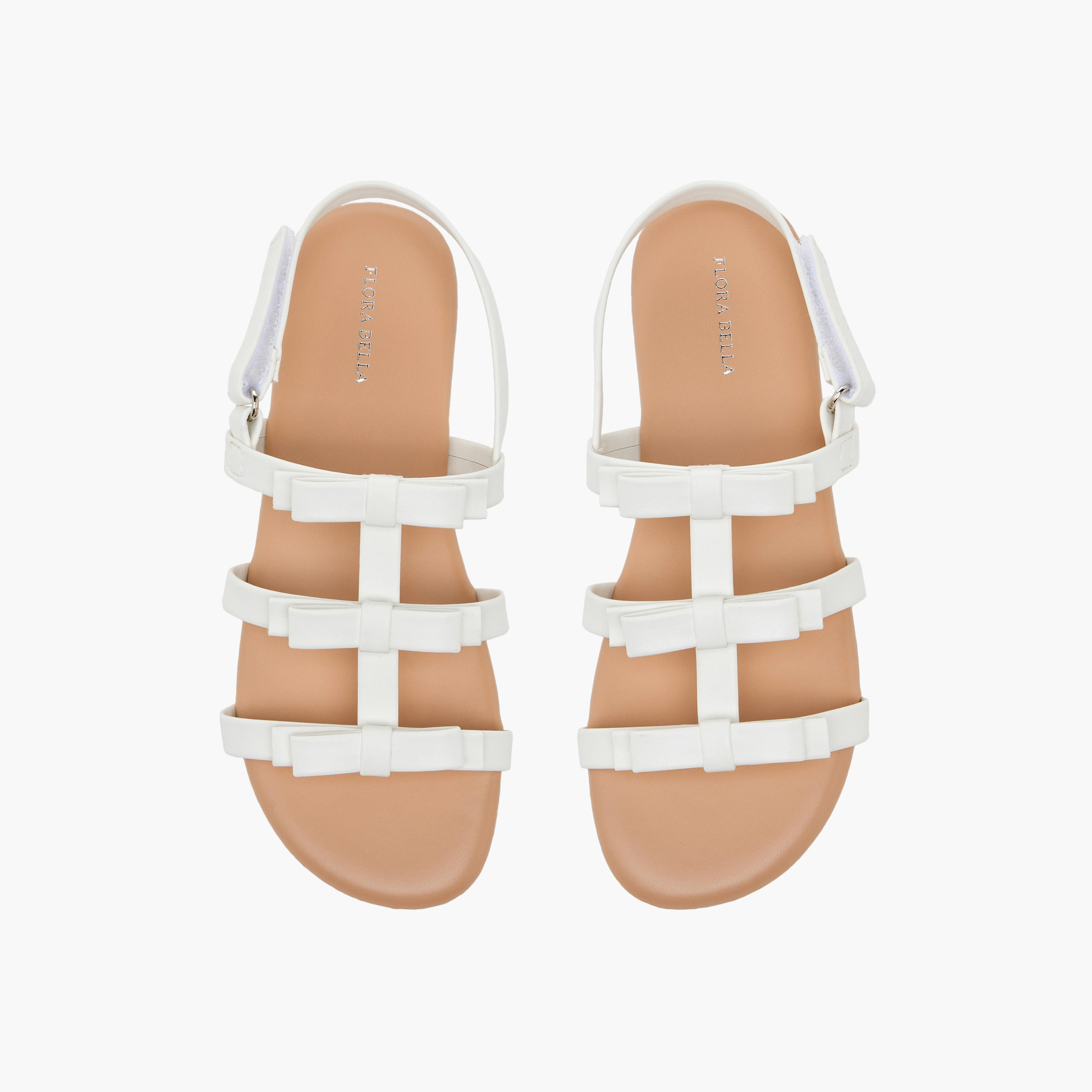 صندل بشريط إغلاق لاصق للبنات من فلورا بيلا-girls-shoes-sandals-image-1
