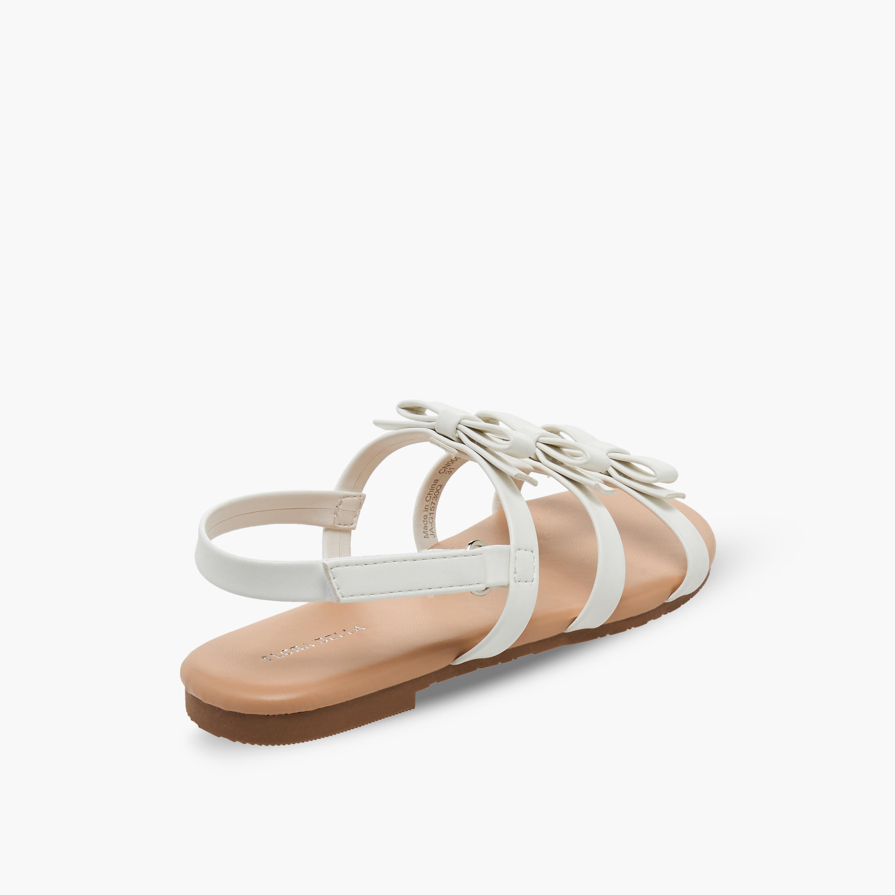 صندل بشريط إغلاق لاصق للبنات من فلورا بيلا-girls-shoes-sandals-image-5