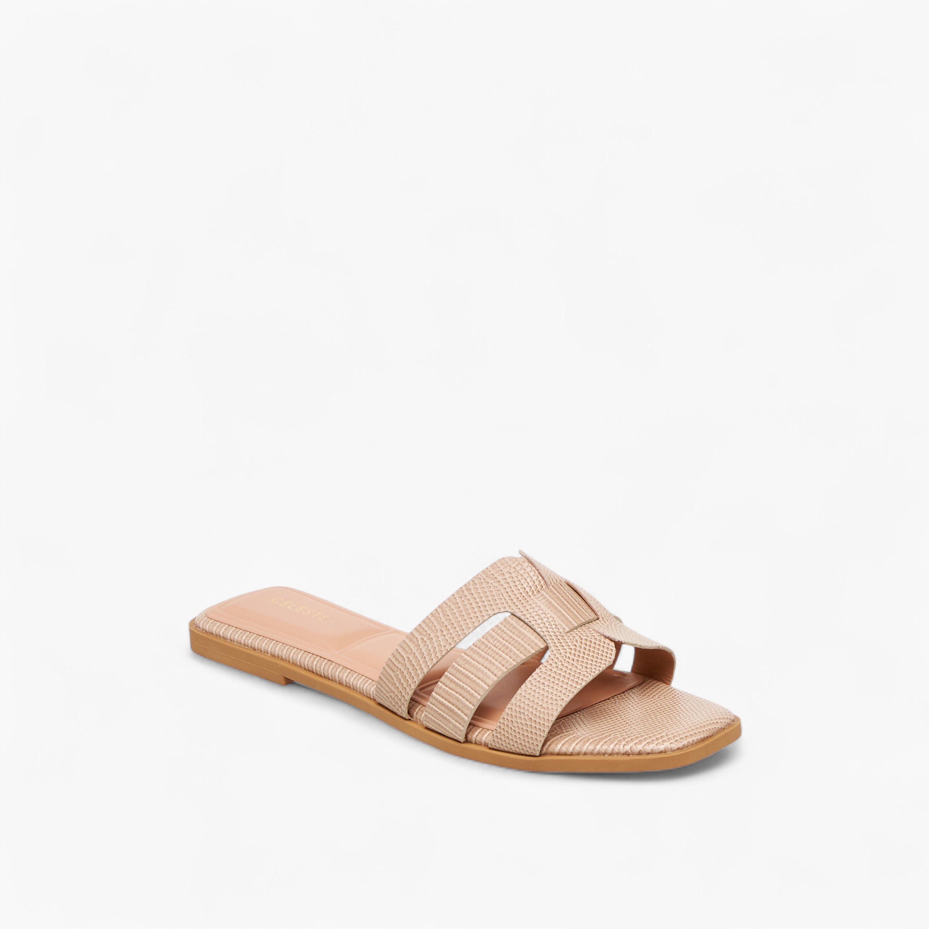 صندل مسطح سهل الارتداء بارز الملمس للنساء من سيليست-women-shoes-flats-sandals-image-2