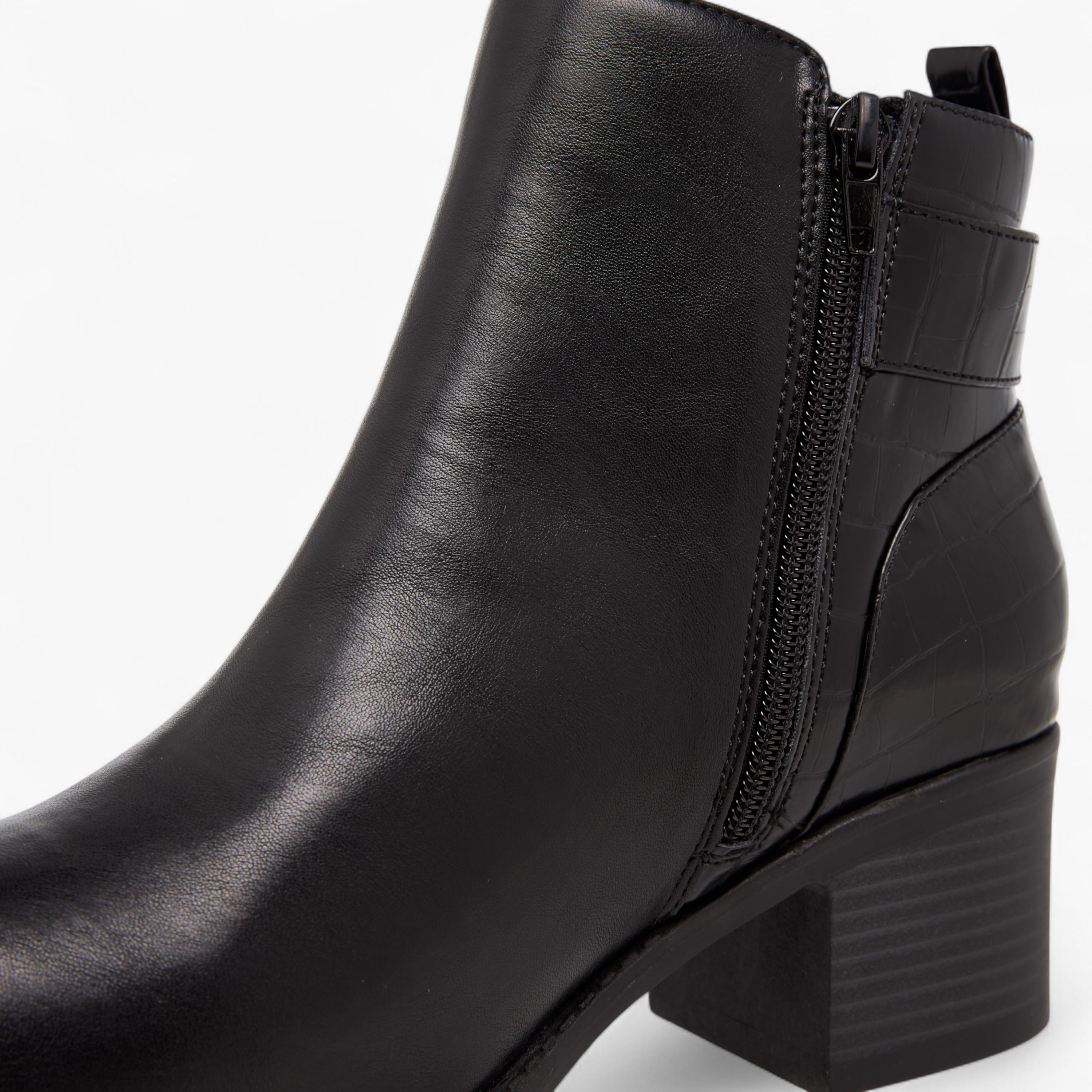 بوت بطول الكاحل بتفاصيل فيونكة وسحاب إغلاق للنساء من سيليست-women-shoes-boots-image-5