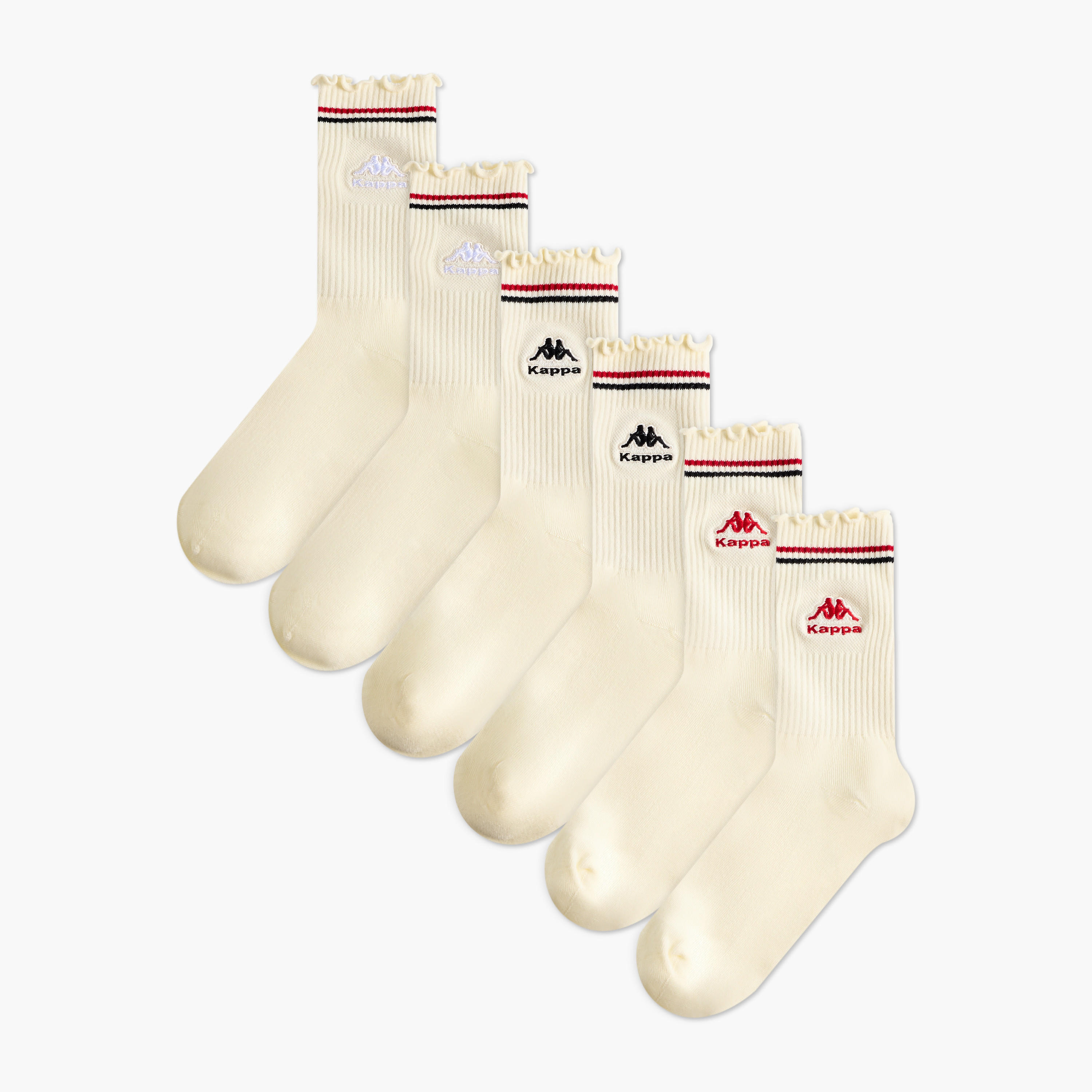 Kappa Pack of 3 Crew Length Socks-women-socksandstockings-image-1