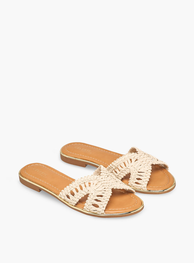 Celeste Women Woven Strap Sandals-women-shoes-flats-sandals-image-1