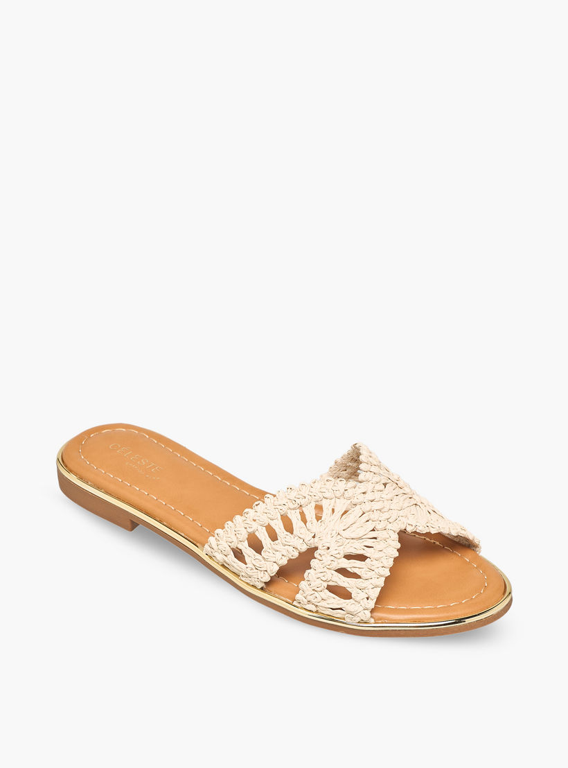 Celeste Women Woven Strap Sandals-women-shoes-flats-sandals-image-2